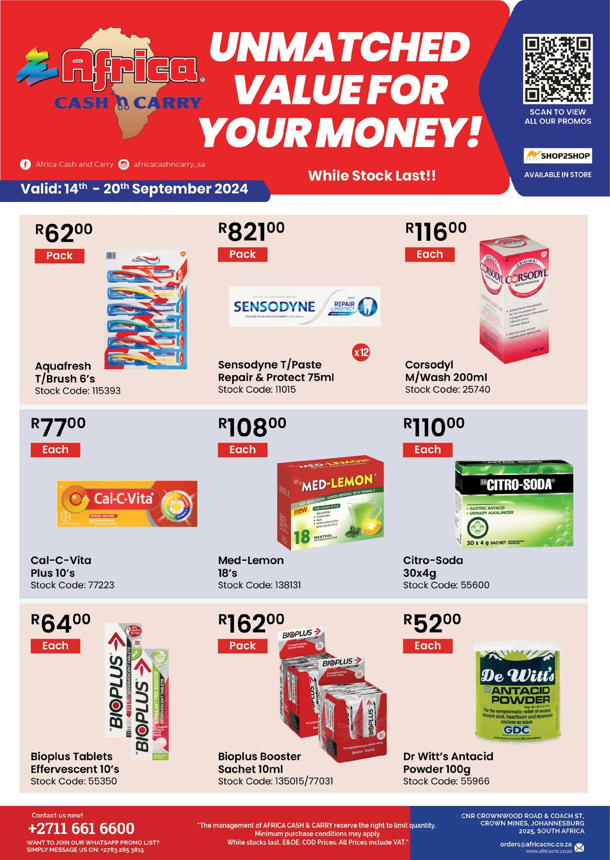 Special Africa Cash&Carry 14.09.2024 - 20.09.2024