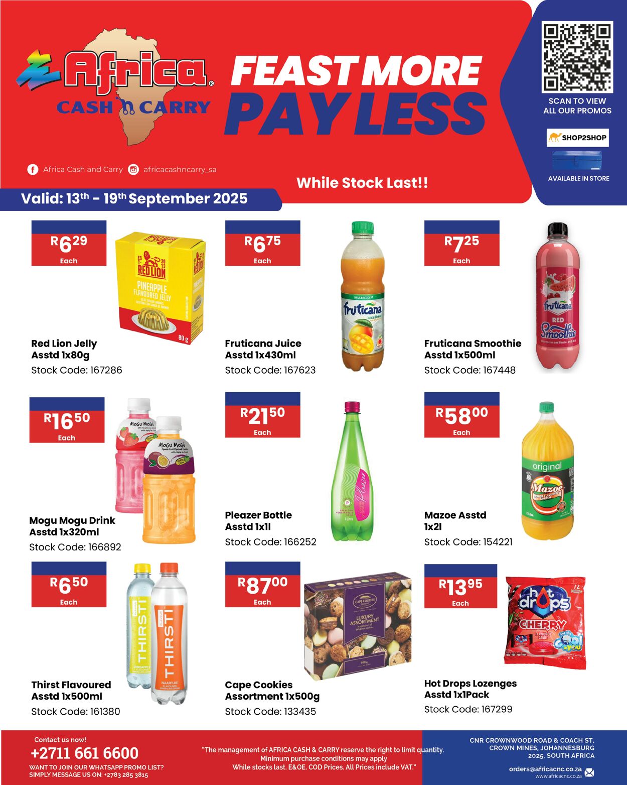 Special Africa Cash&Carry 13.09.2025 - 19.09.2025