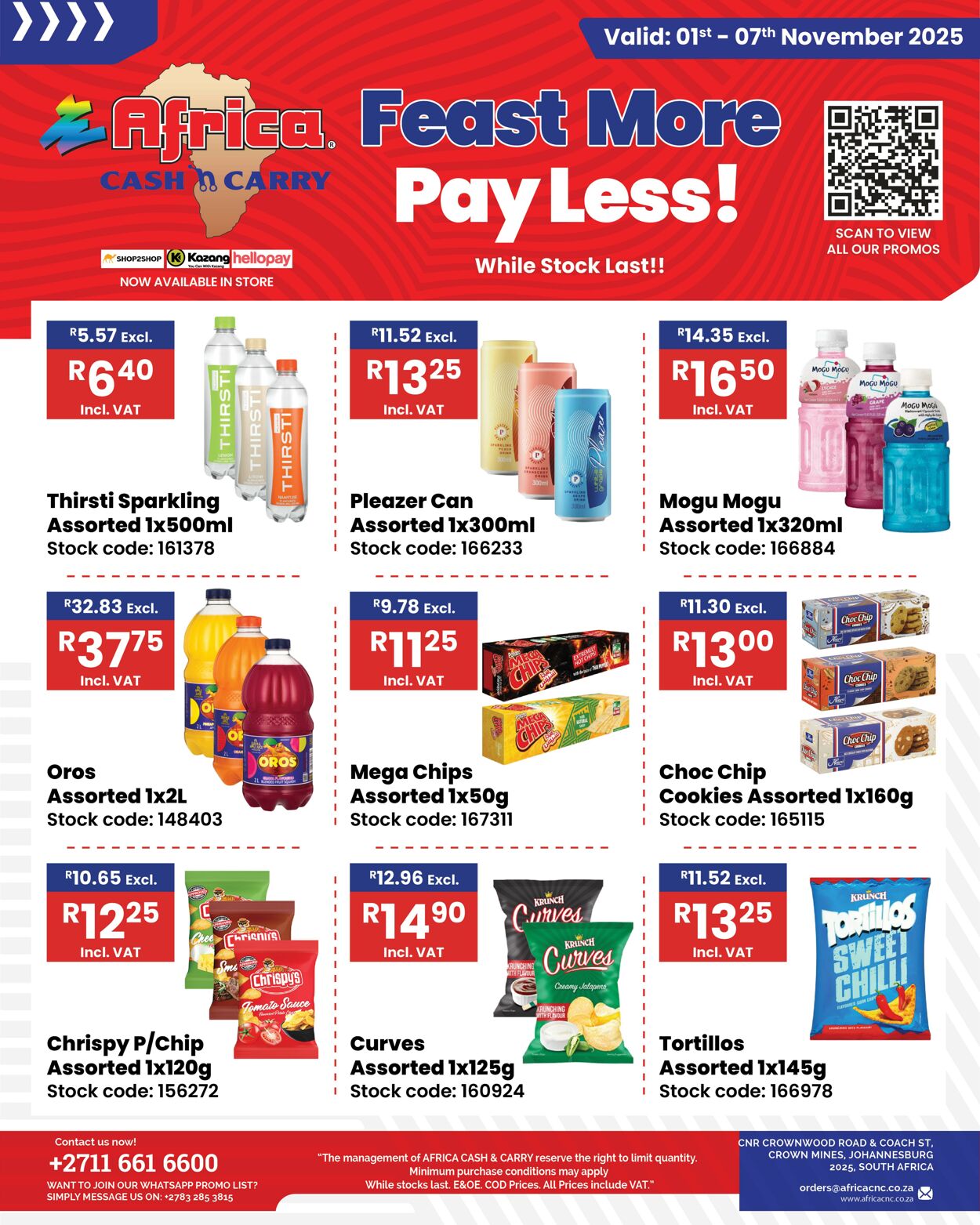 Special Africa Cash&Carry 01.11.2025 - 07.11.2025