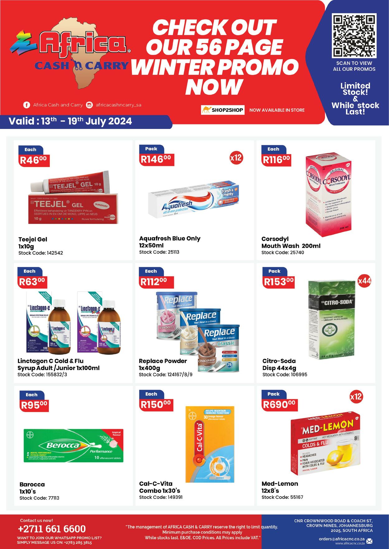 Special Africa Cash&Carry 13.07.2024 - 19.07.2024