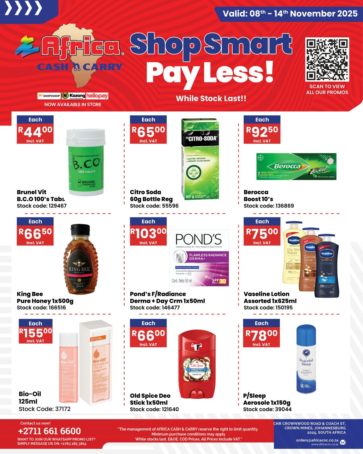 Special Africa Cash&Carry 08.11.2025 - 14.11.2025