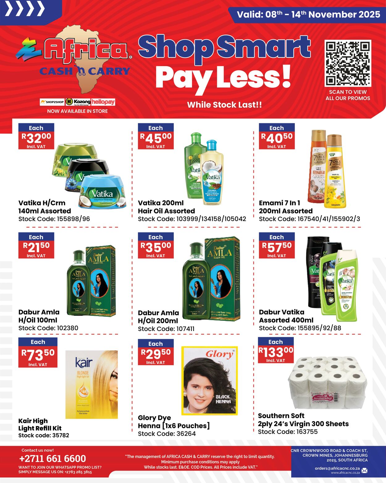 Special Africa Cash&Carry 08.11.2025 - 14.11.2025