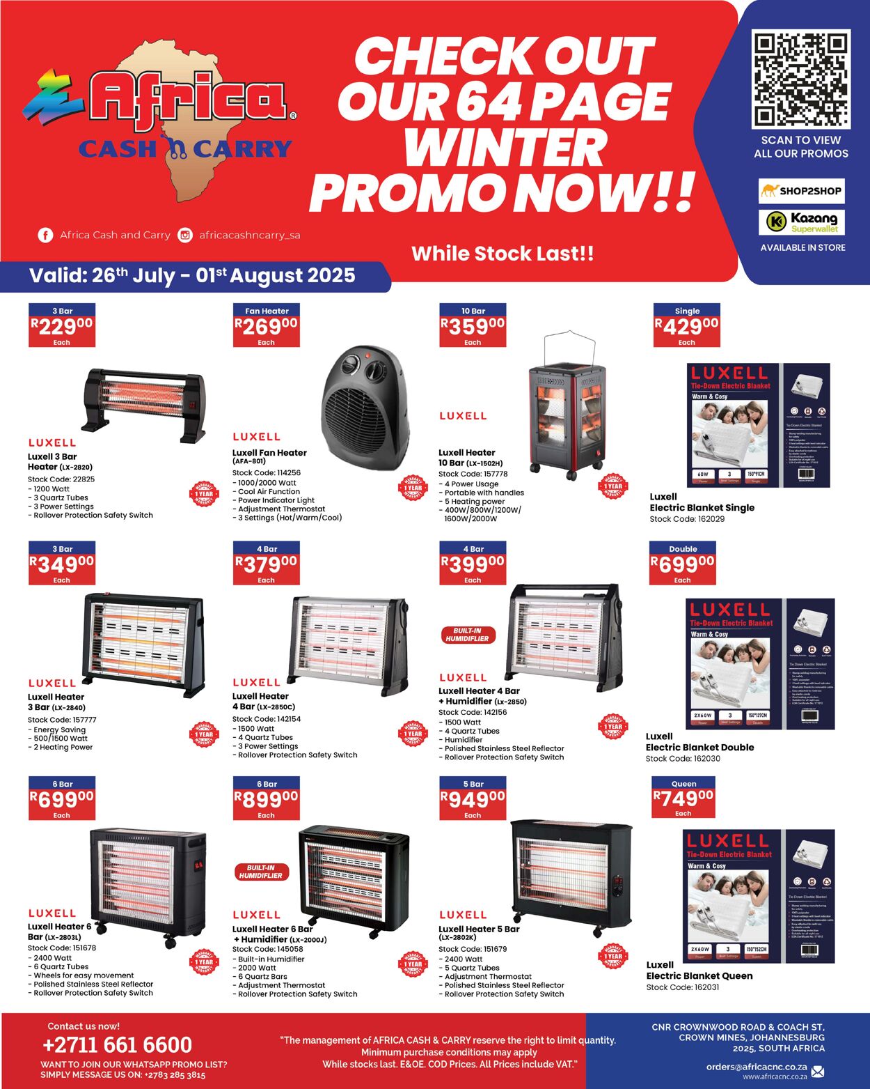 Special Africa Cash&Carry 26.07.2025 - 01.08.2025