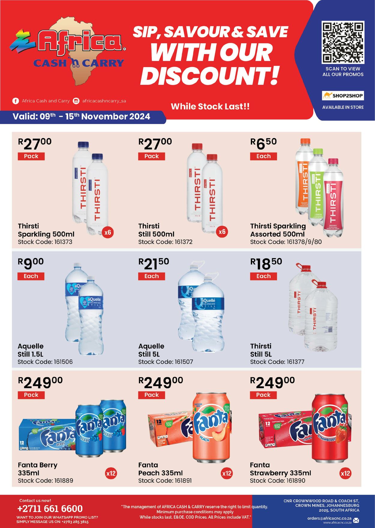 Special Africa Cash&Carry 09.11.2024 - 15.11.2024