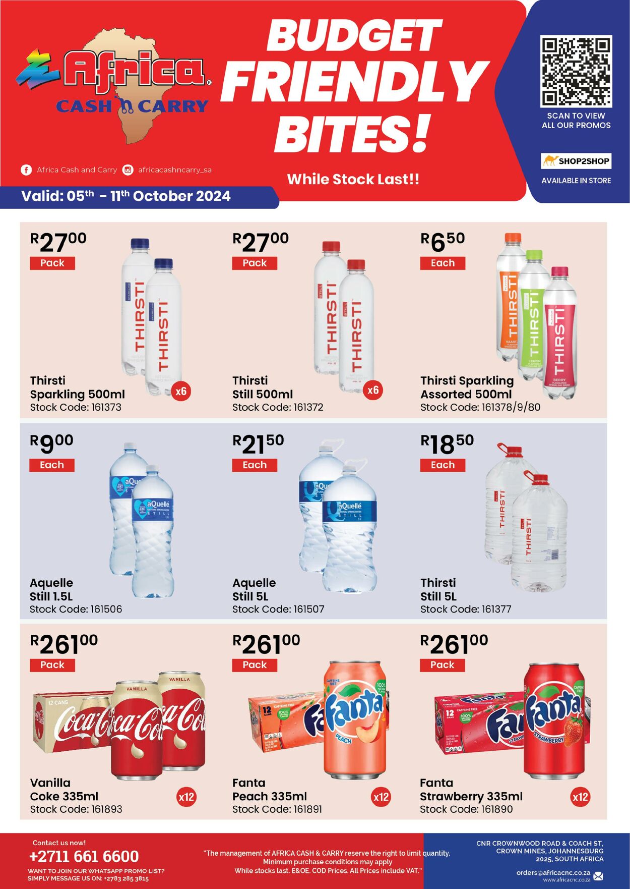 Special Africa Cash&Carry 05.10.2024 - 11.10.2024