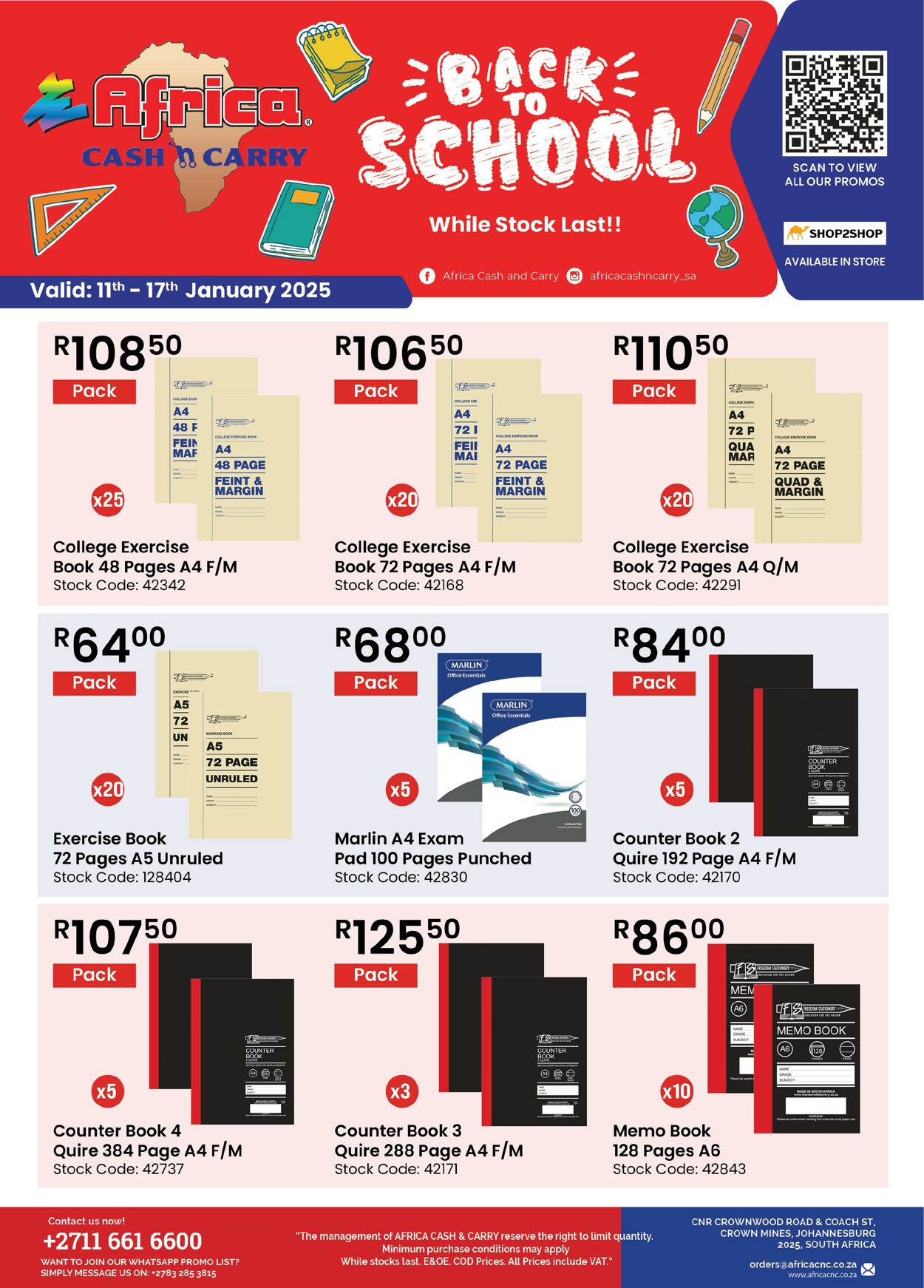 Africa Cash&Carry Promotional specials