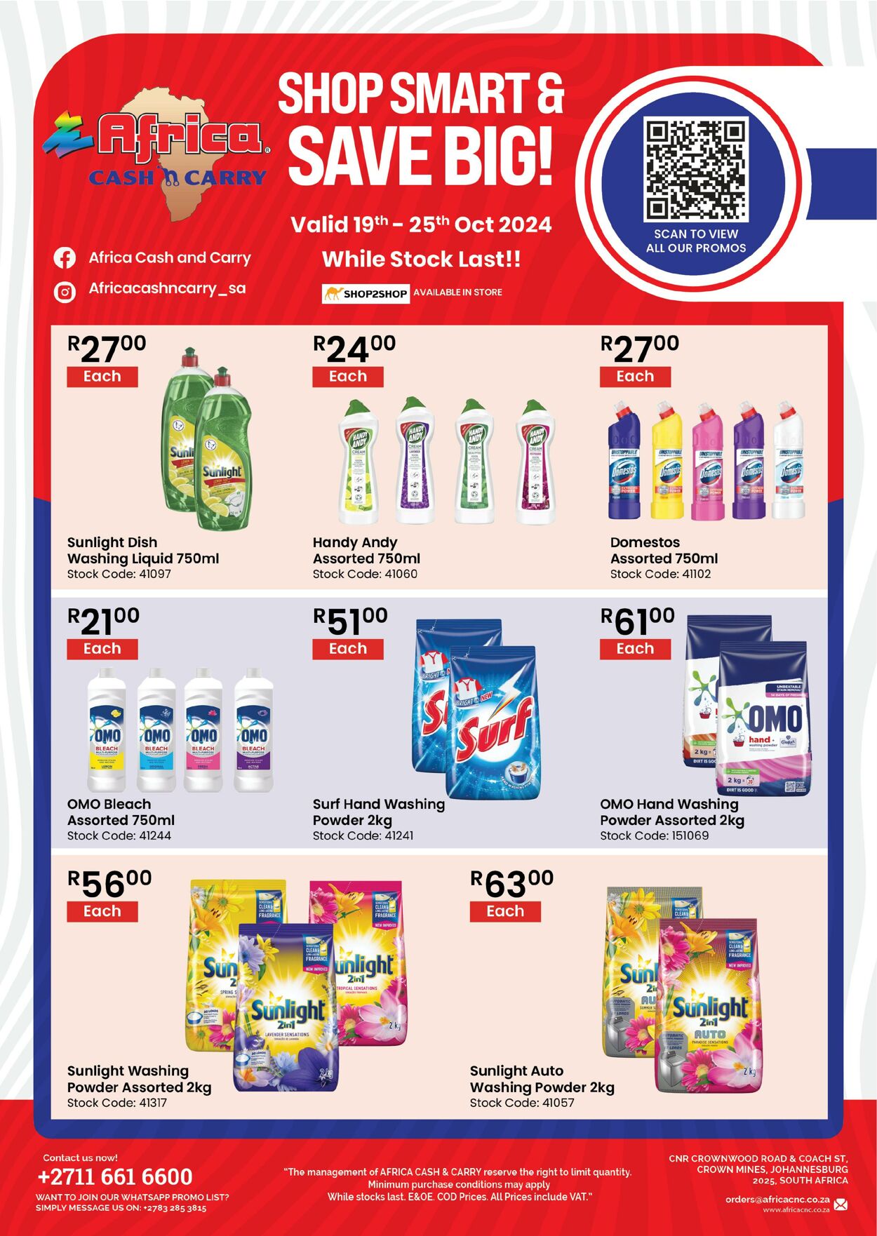 Special Africa Cash&Carry 19.10.2024 - 25.10.2024