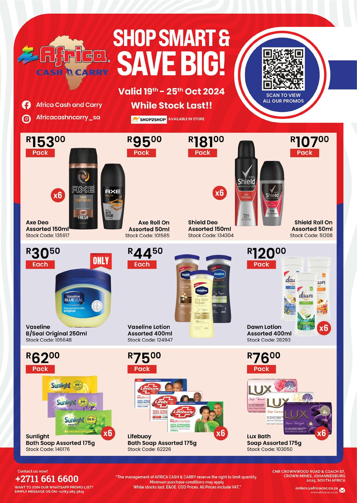 Africa Cash&Carry Promotional specials