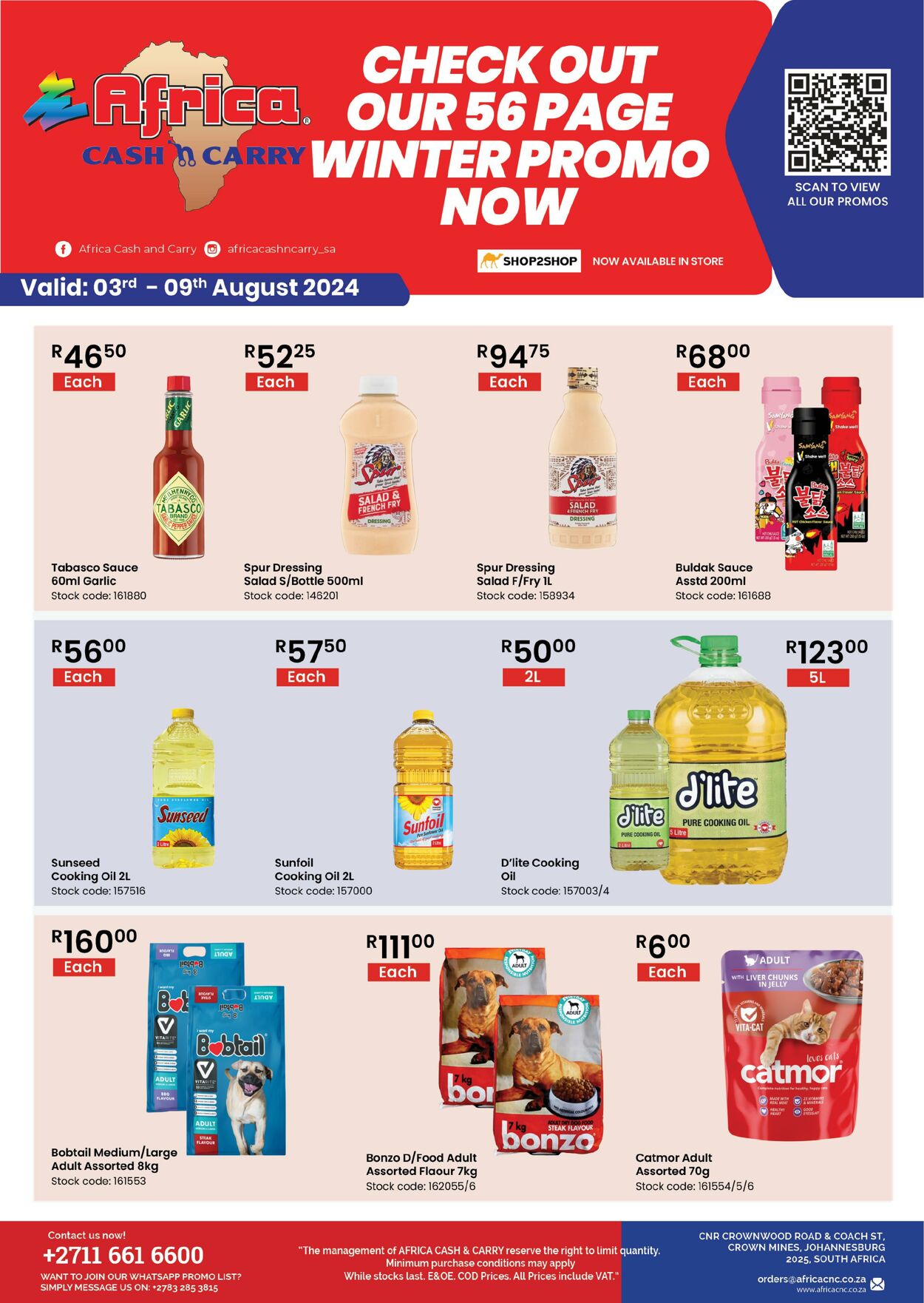 Special Africa Cash&Carry 03.08.2024 - 09.08.2024