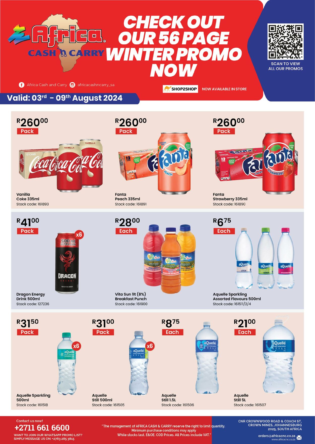 Special Africa Cash&Carry 03.08.2024 - 09.08.2024