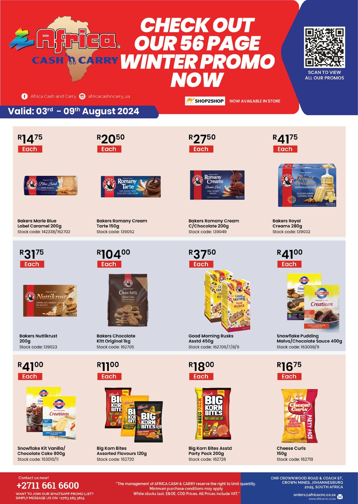 Special Africa Cash&Carry 03.08.2024 - 09.08.2024