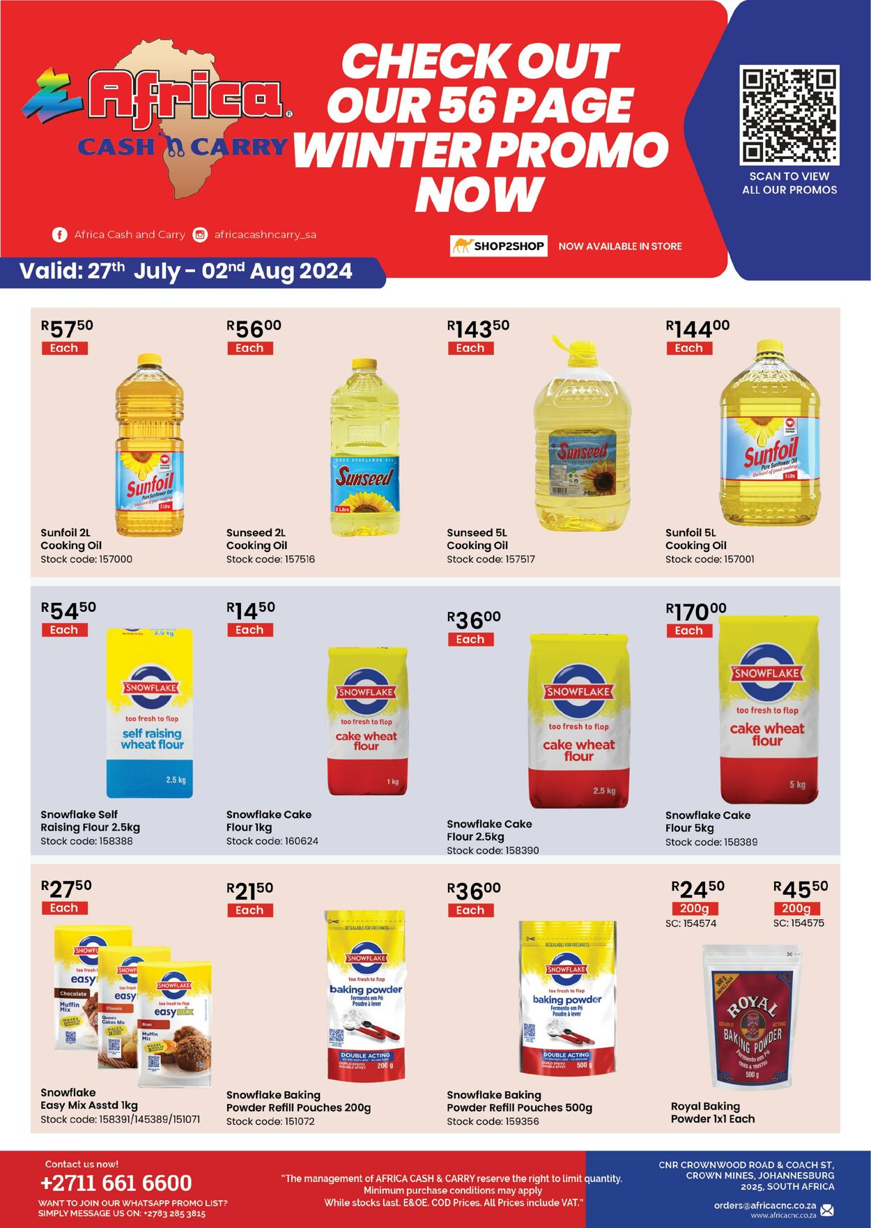 Special Africa Cash&Carry 27.07.2024 - 02.08.2024