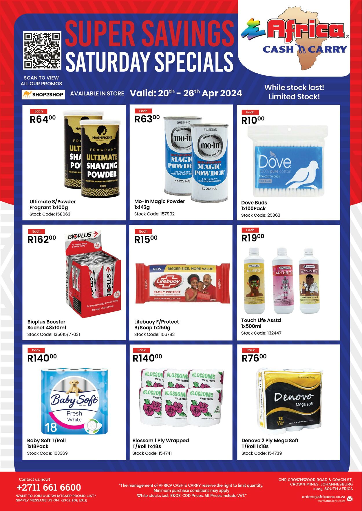 Special Africa Cash&Carry 20.04.2024 - 26.04.2024
