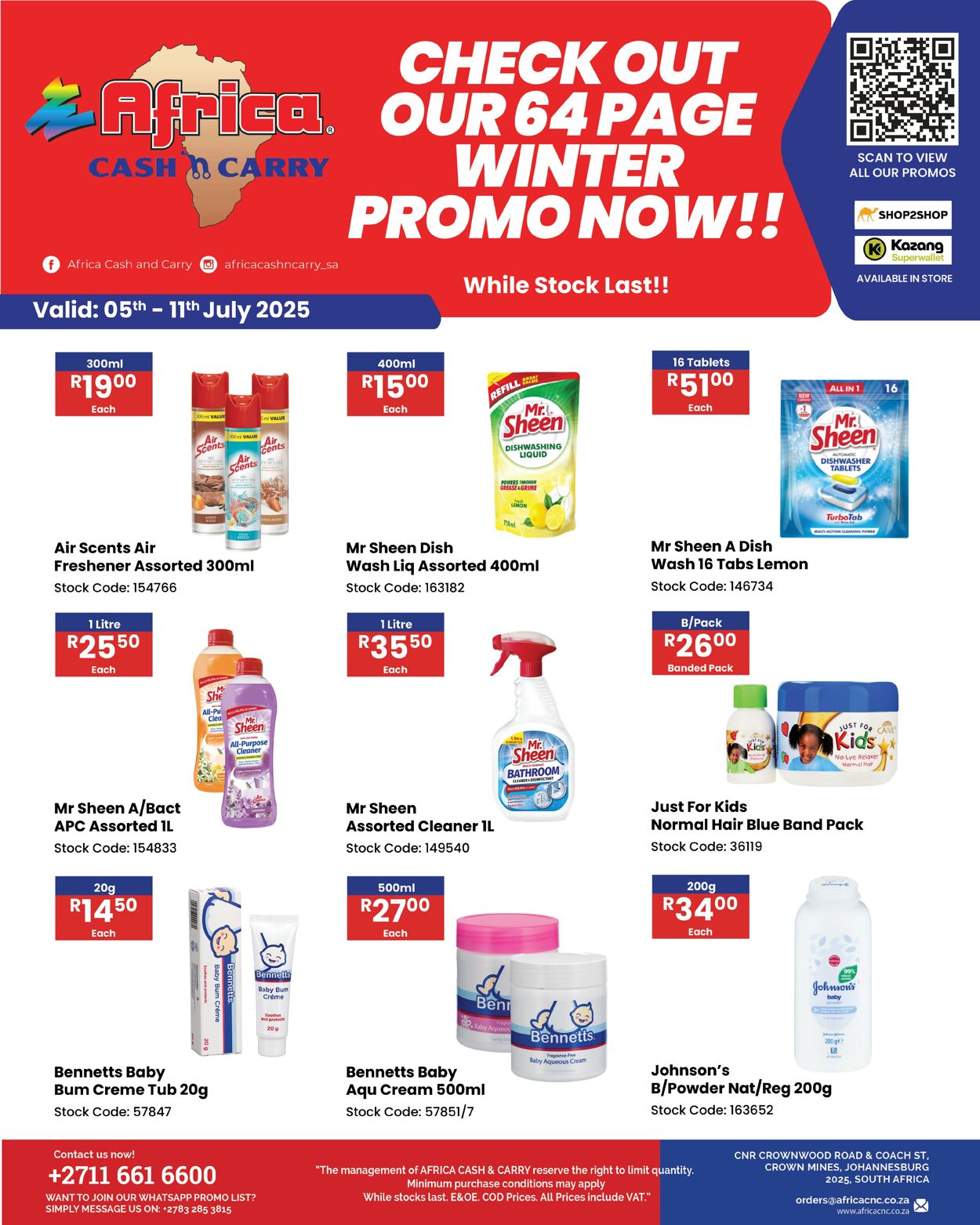 Special Africa Cash&Carry 05.07.2025 - 11.07.2025