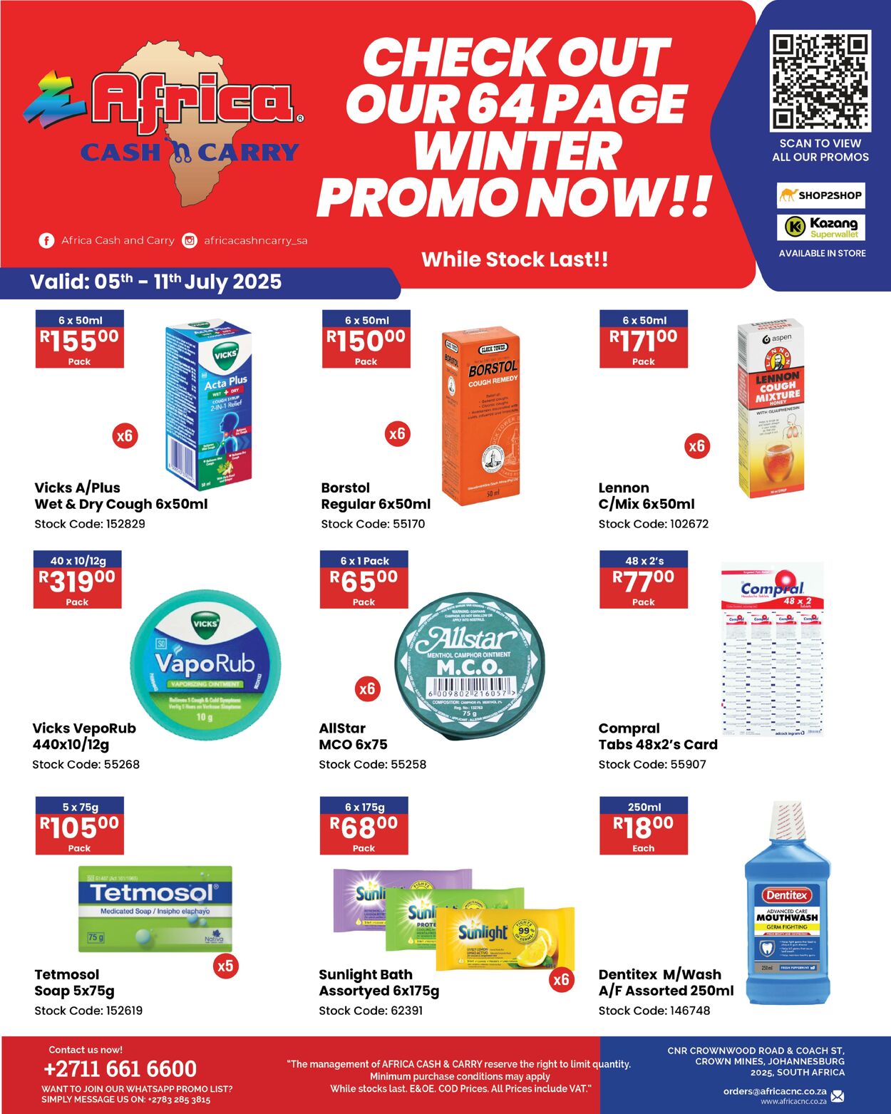 Special Africa Cash&Carry 05.07.2025 - 11.07.2025