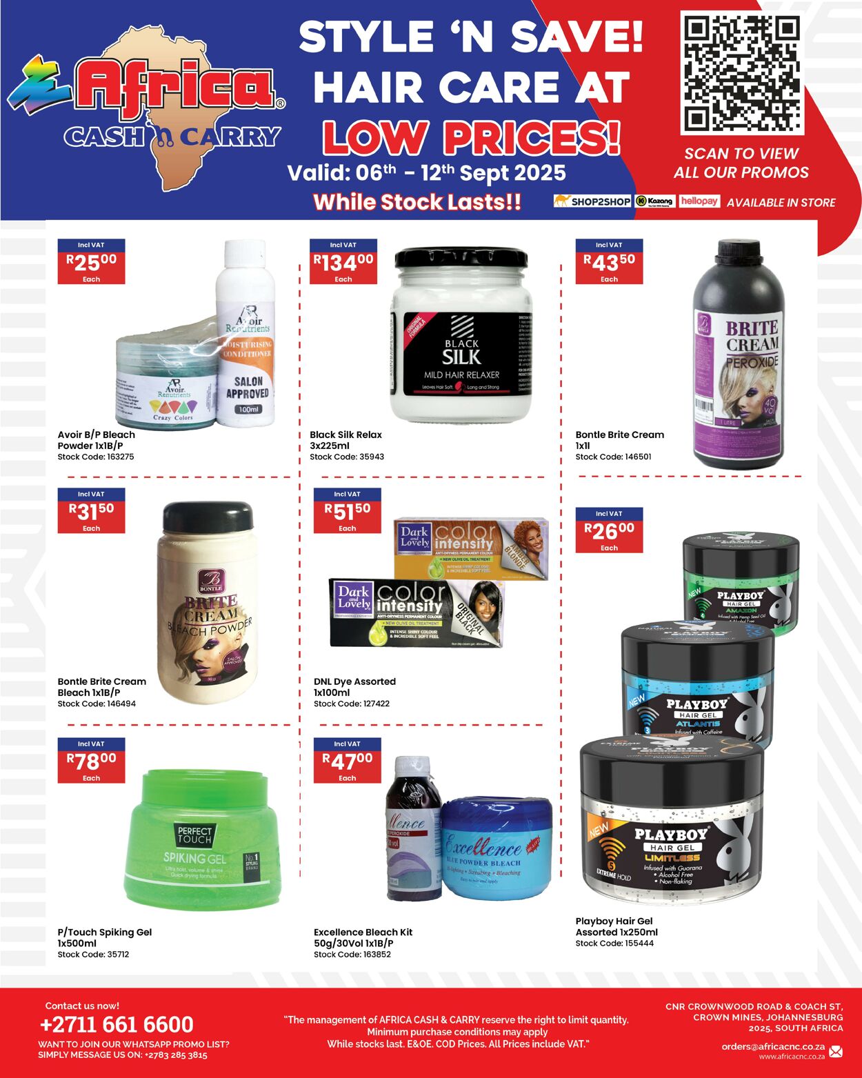 Special Africa Cash&Carry 06.09.2025 - 12.09.2025