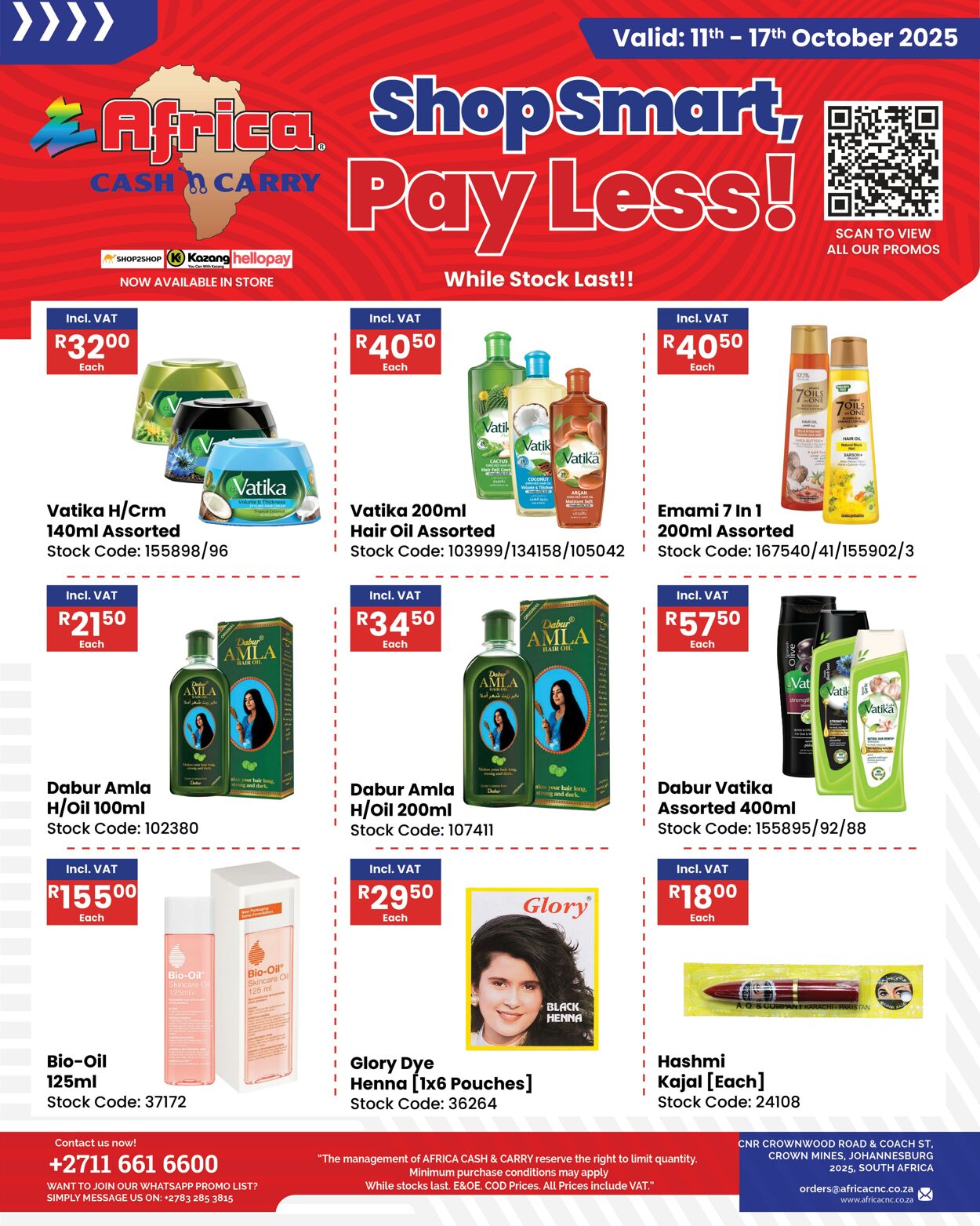Special Africa Cash&Carry 11.10.2025 - 17.10.2025