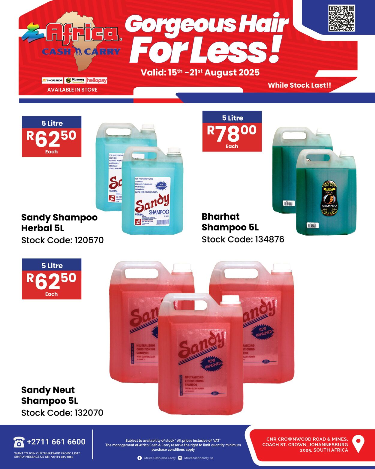 Special Africa Cash&Carry 15.08.2025 - 21.08.2025