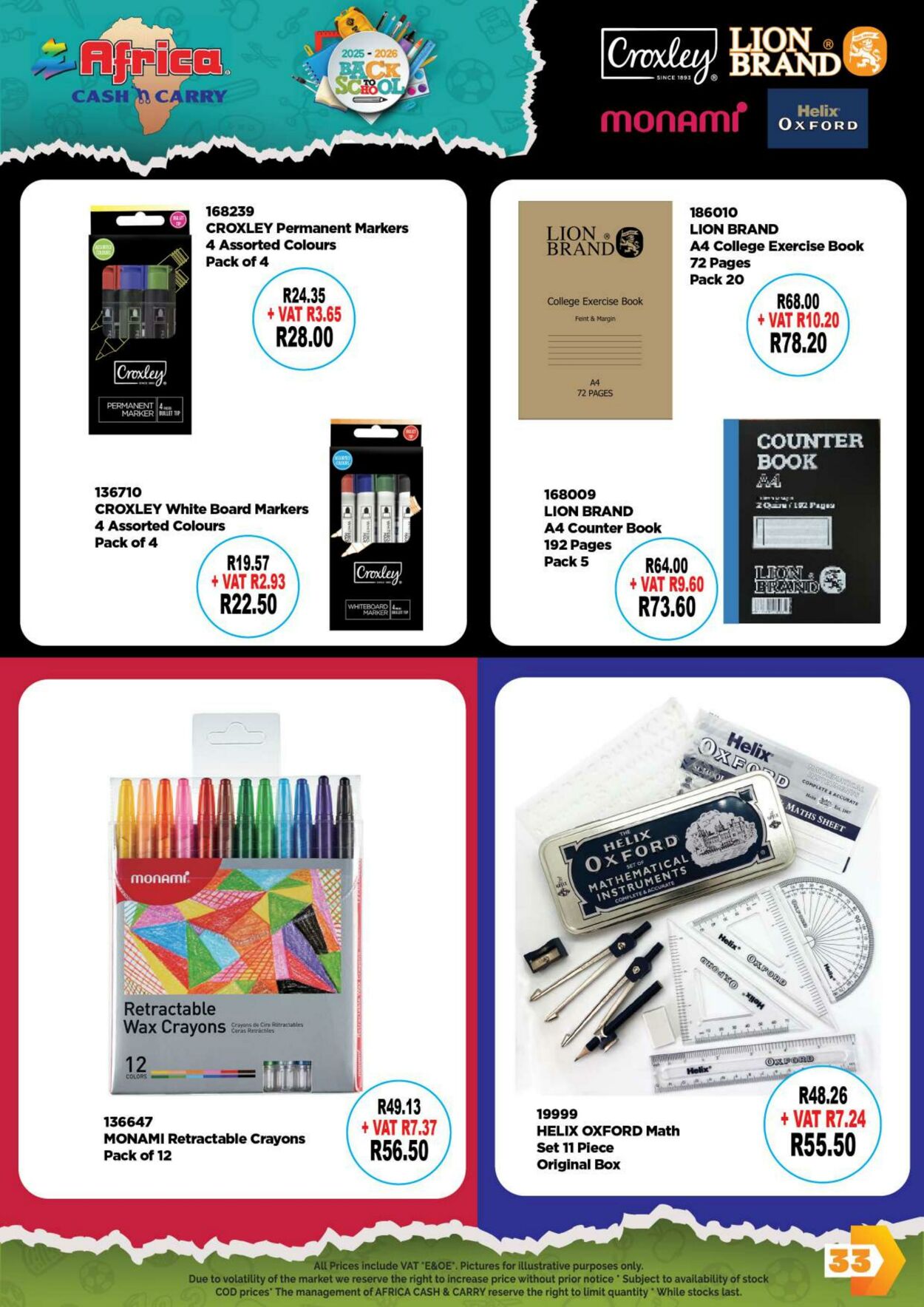 Special Africa Cash&Carry 06.11.2025 - 06.01.2026