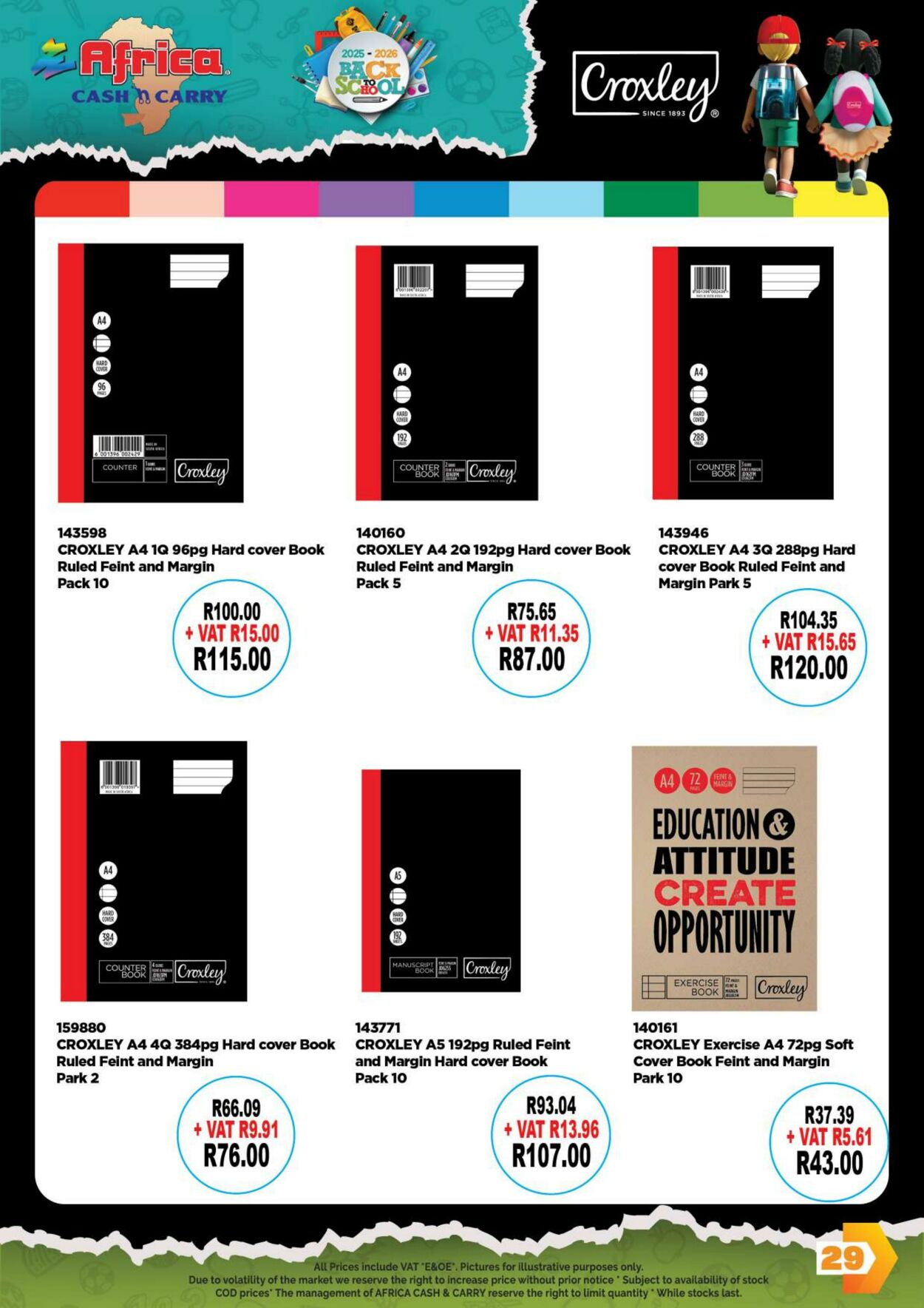 Special Africa Cash&Carry 06.11.2025 - 06.01.2026