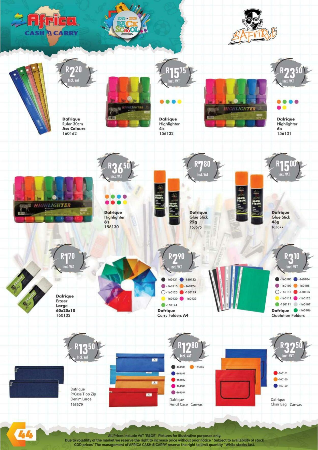 Special Africa Cash&Carry 06.11.2025 - 06.01.2026