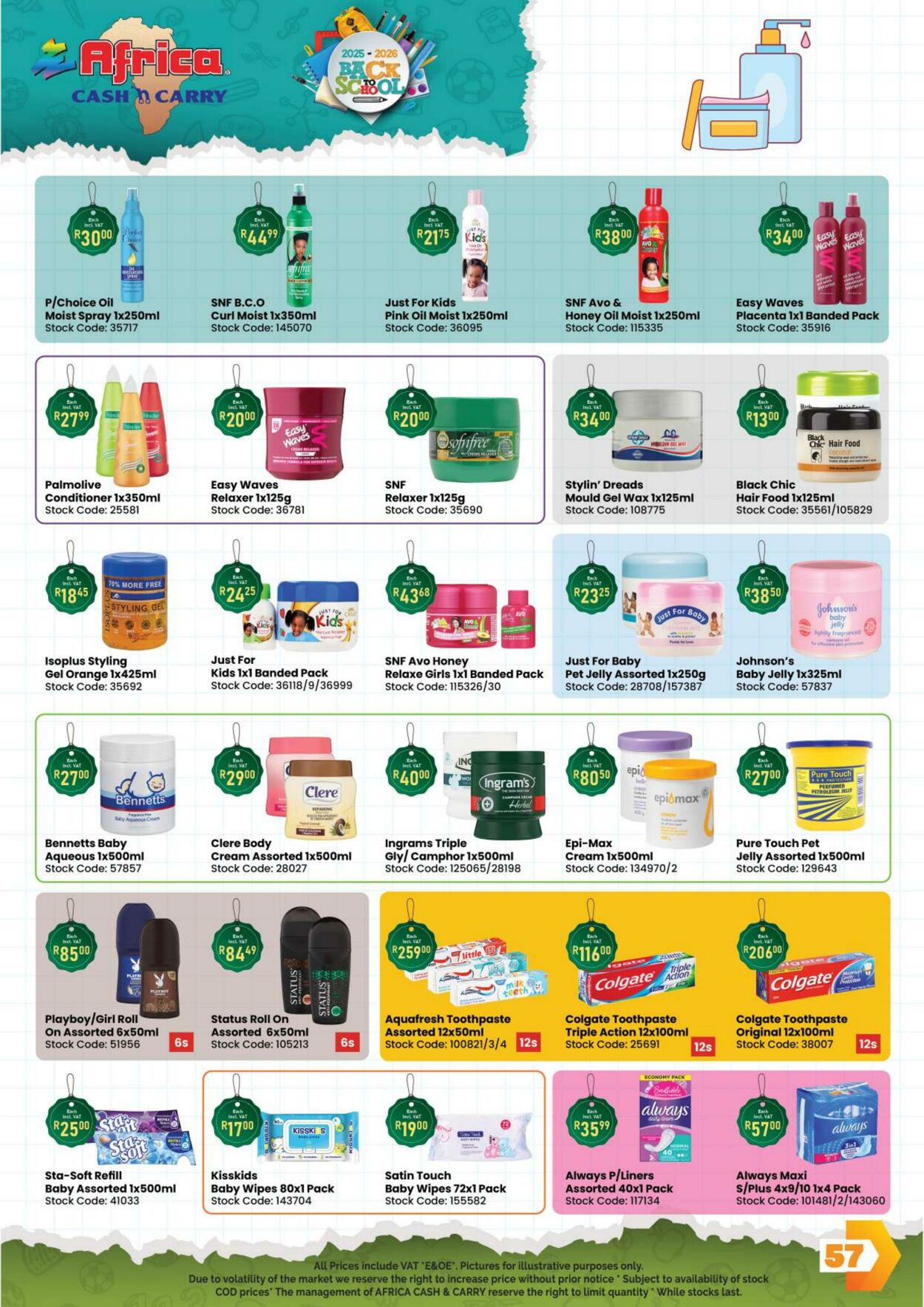 Special Africa Cash&Carry 06.11.2025 - 06.01.2026