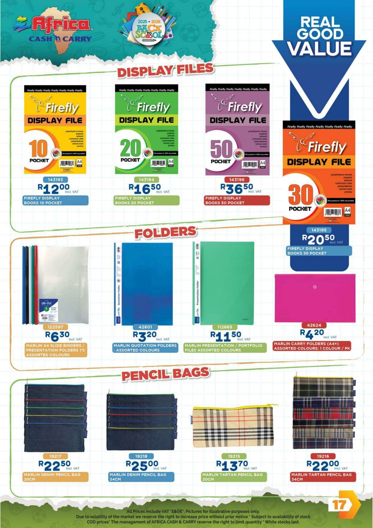Special Africa Cash&Carry 06.11.2025 - 06.01.2026