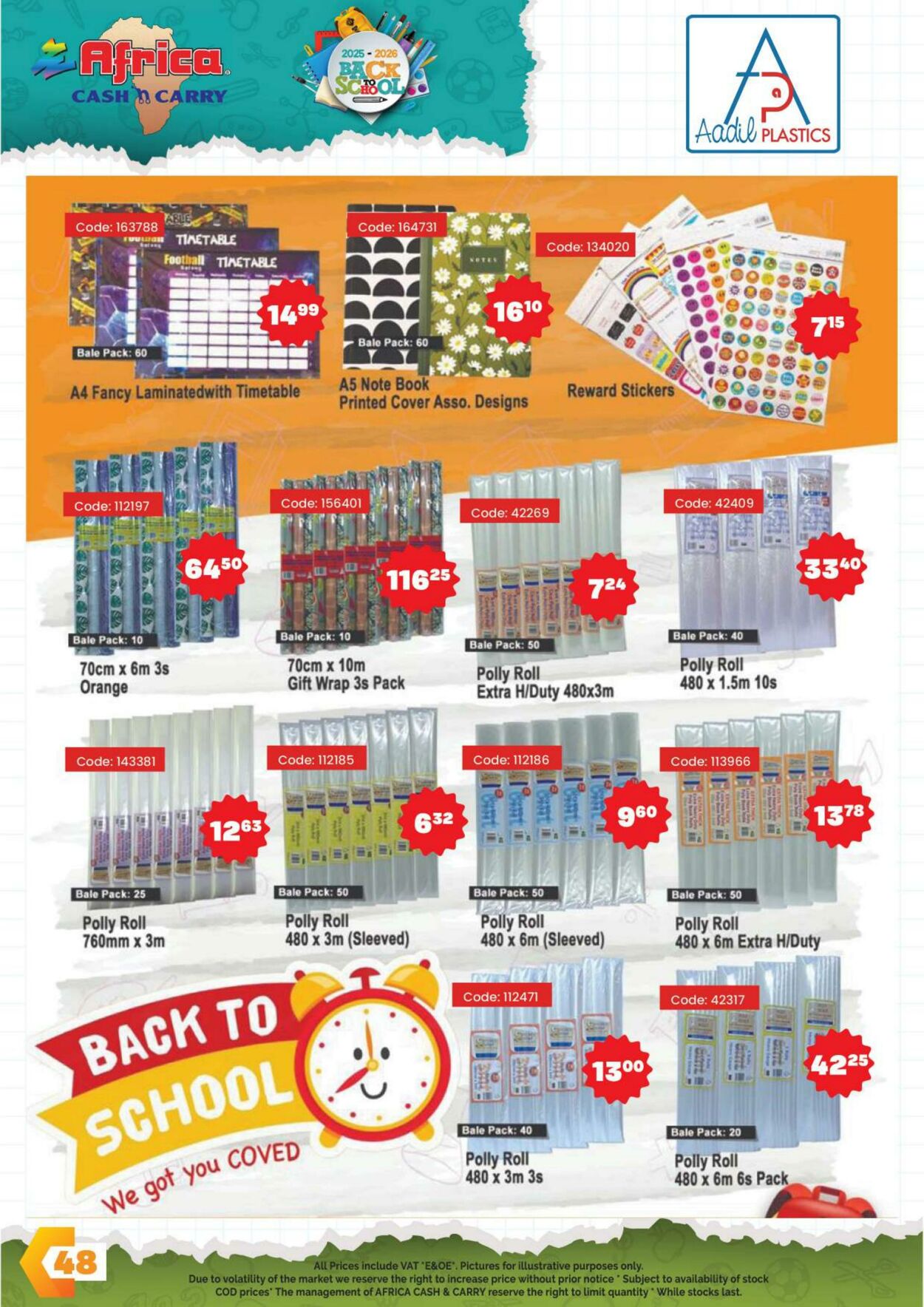 Special Africa Cash&Carry 06.11.2025 - 06.01.2026