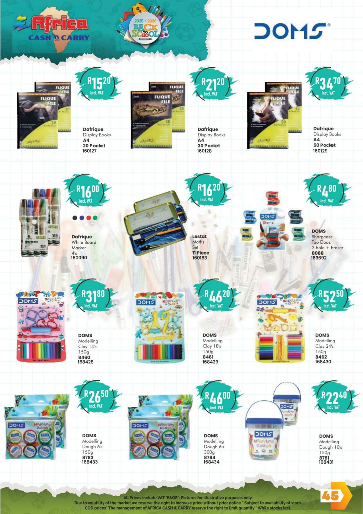 Special Africa Cash&Carry 06.11.2025 - 06.01.2026