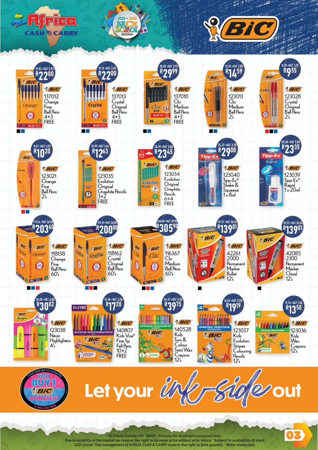 Special Africa Cash&Carry 06.11.2025 - 06.01.2026