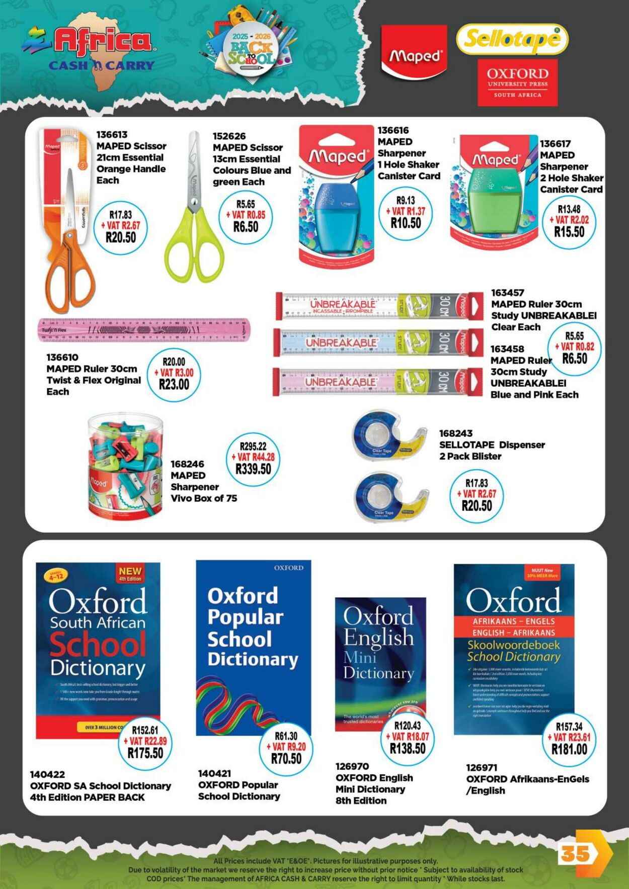 Special Africa Cash&Carry 06.11.2025 - 06.01.2026