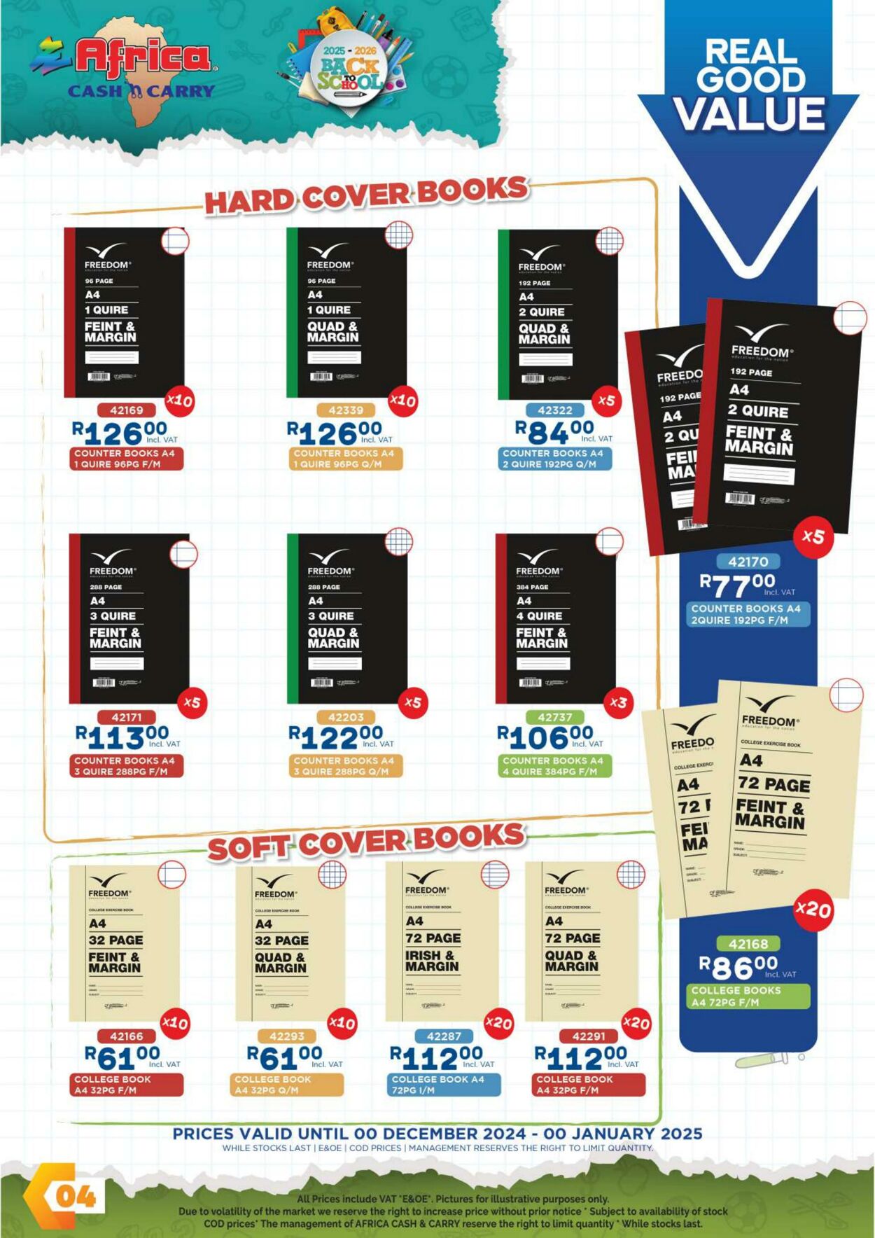 Special Africa Cash&Carry 06.11.2025 - 06.01.2026