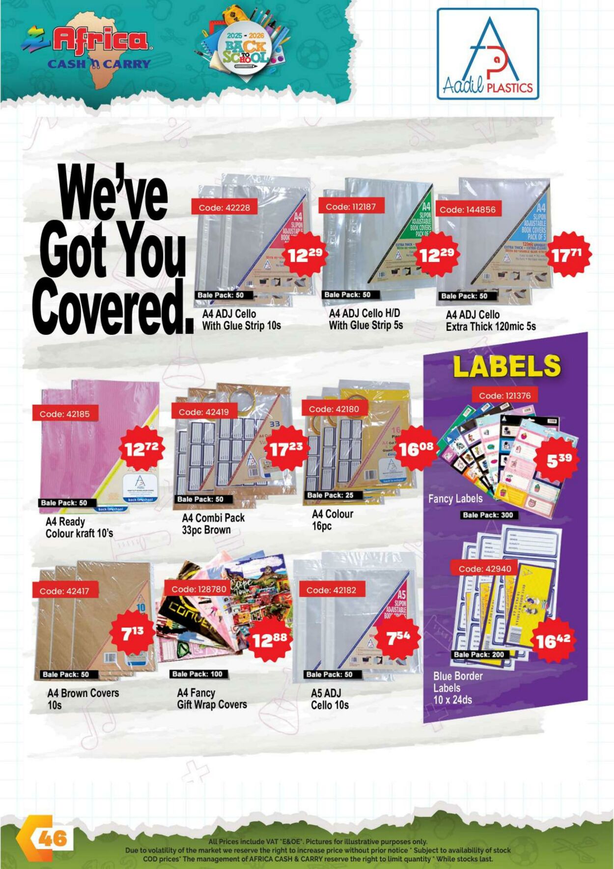 Special Africa Cash&Carry 06.11.2025 - 06.01.2026