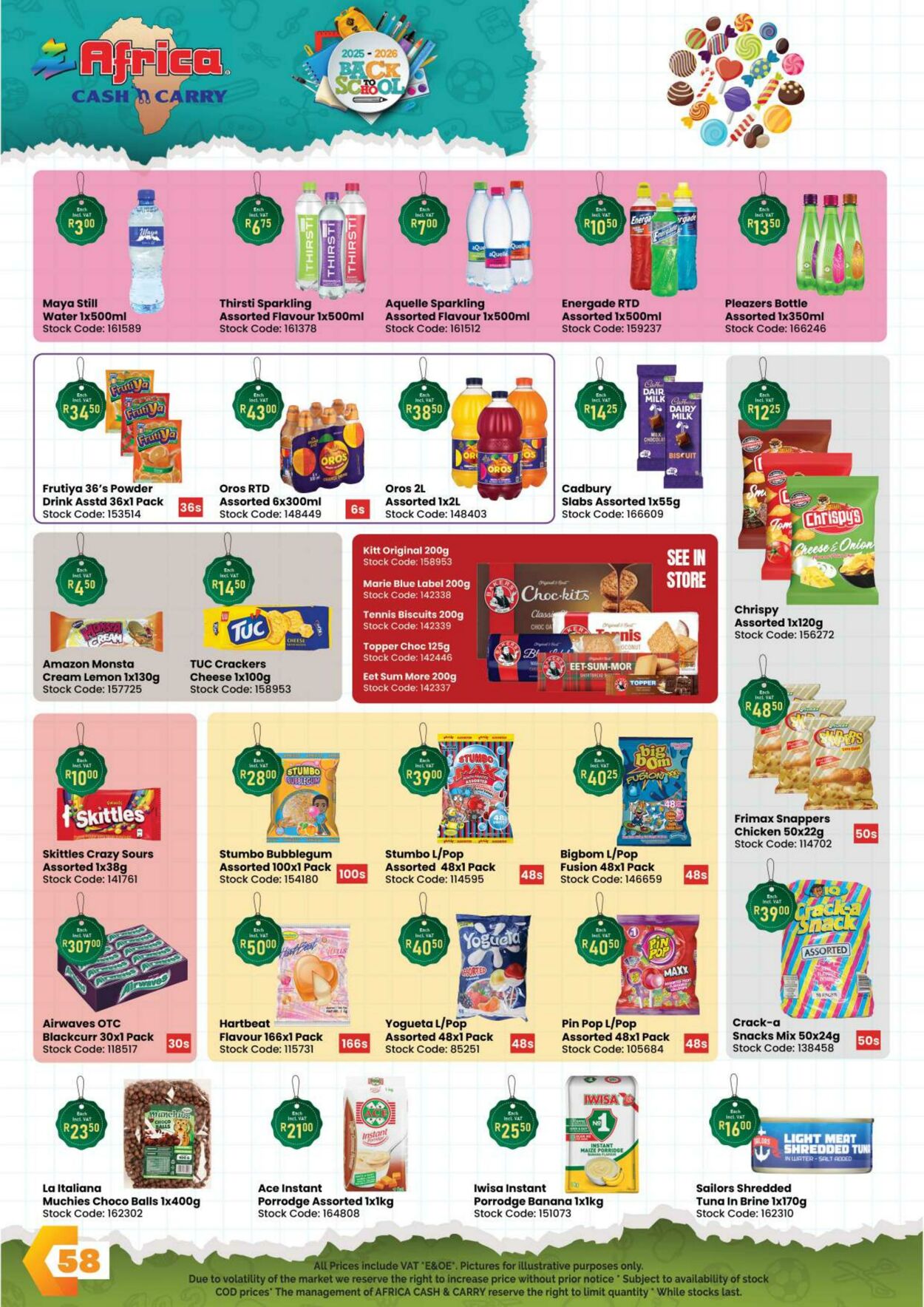 Special Africa Cash&Carry 06.11.2025 - 06.01.2026