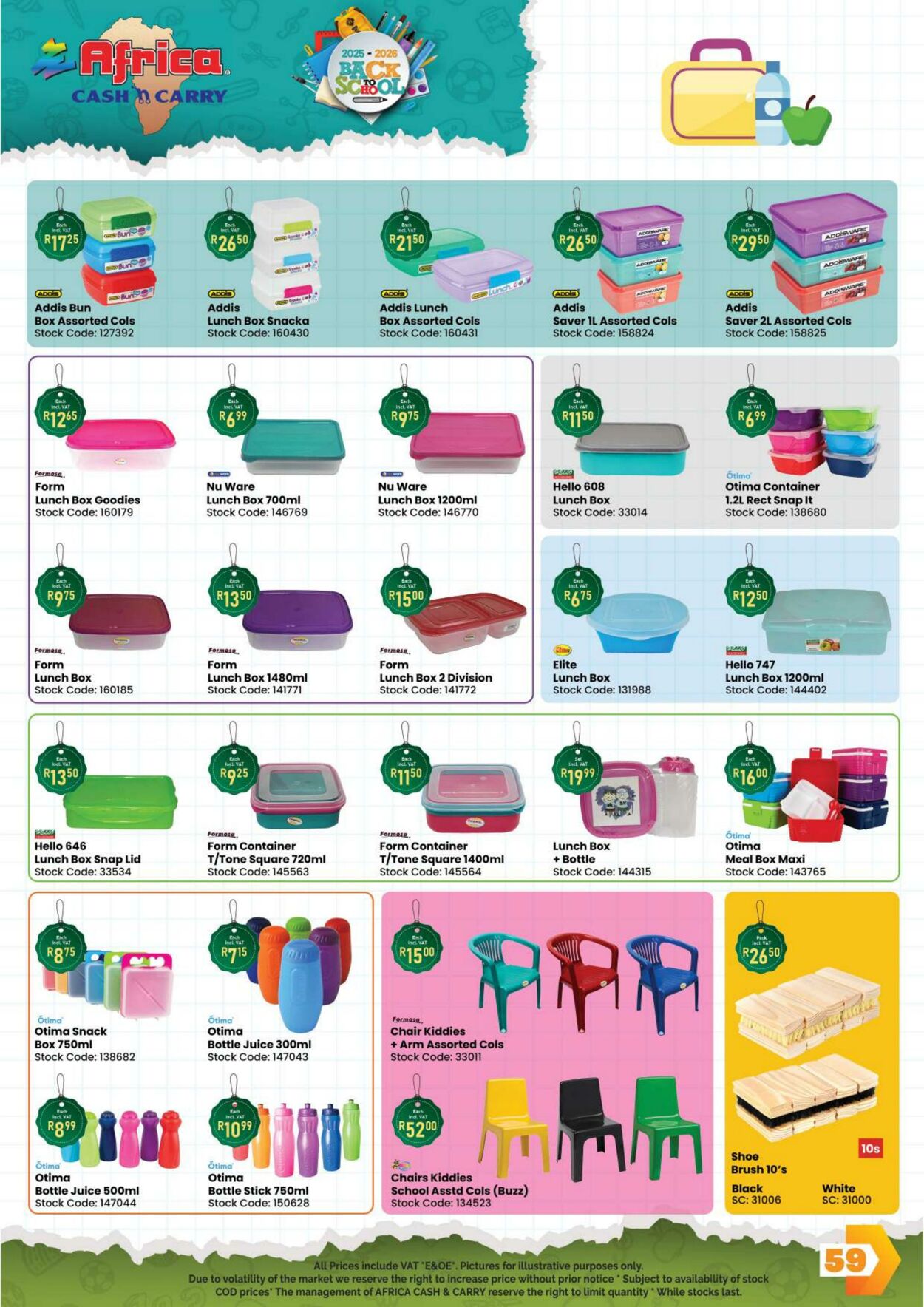 Special Africa Cash&Carry 06.11.2025 - 06.01.2026