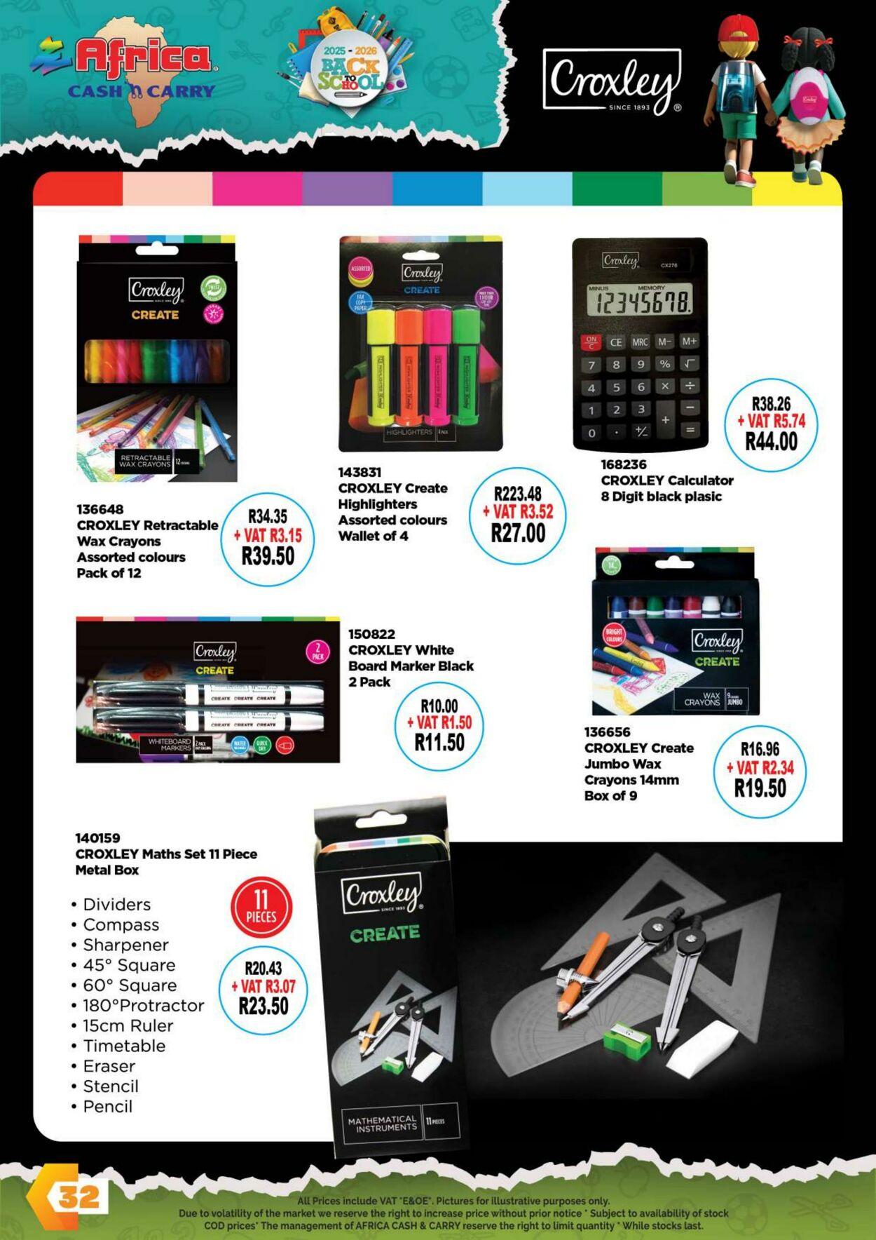 Special Africa Cash&Carry 06.11.2025 - 06.01.2026
