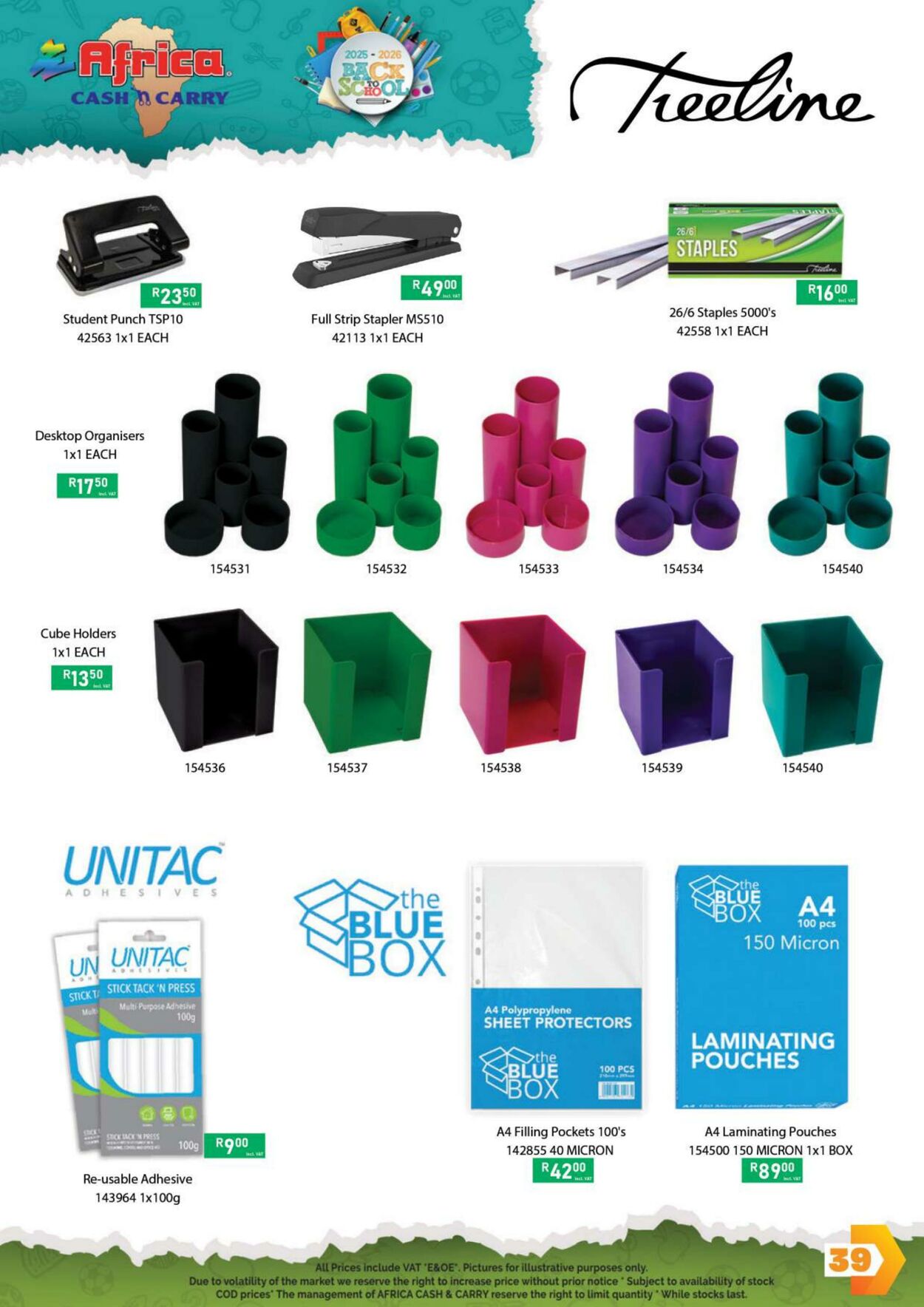Special Africa Cash&Carry 06.11.2025 - 06.01.2026
