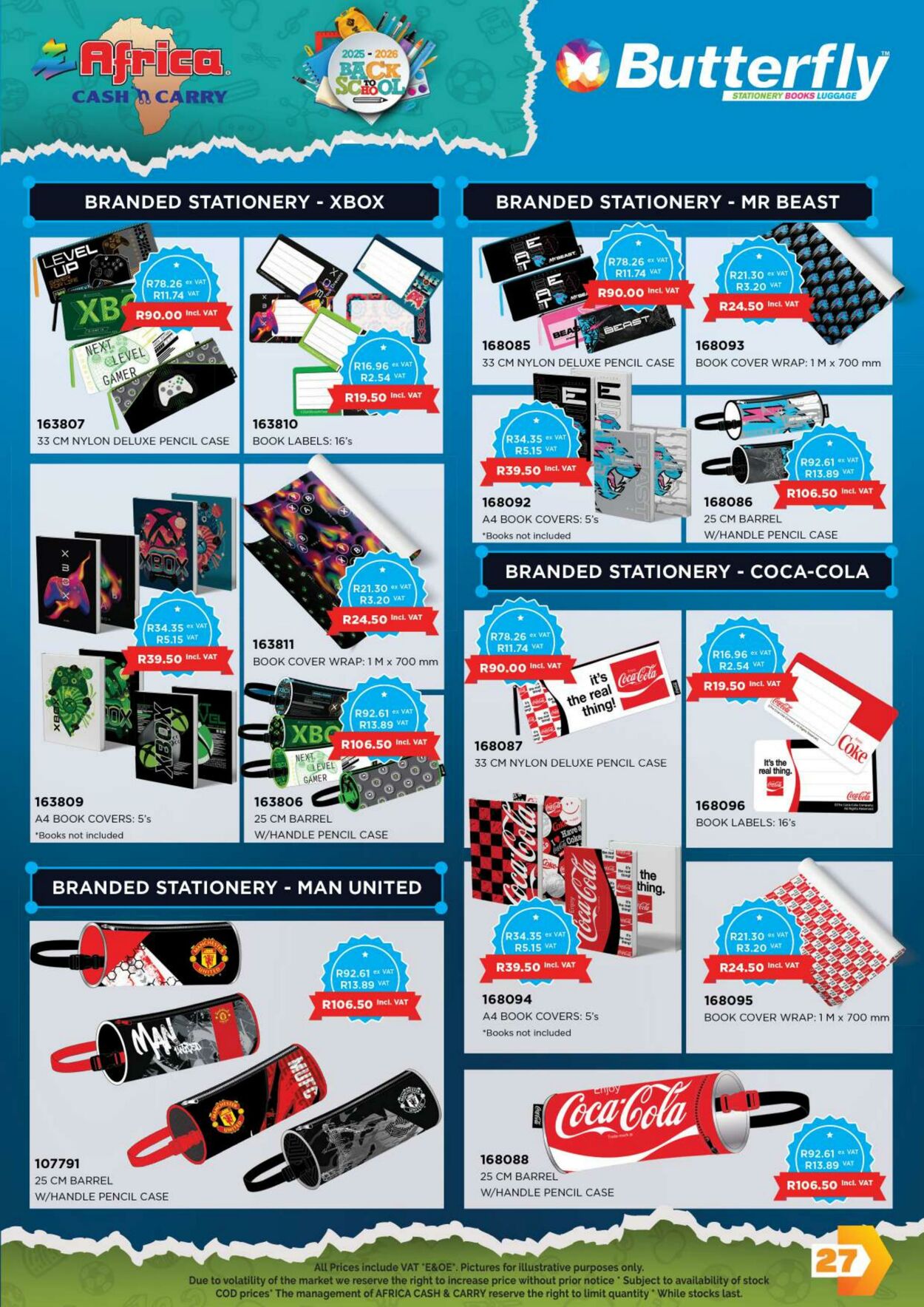 Special Africa Cash&Carry 06.11.2025 - 06.01.2026