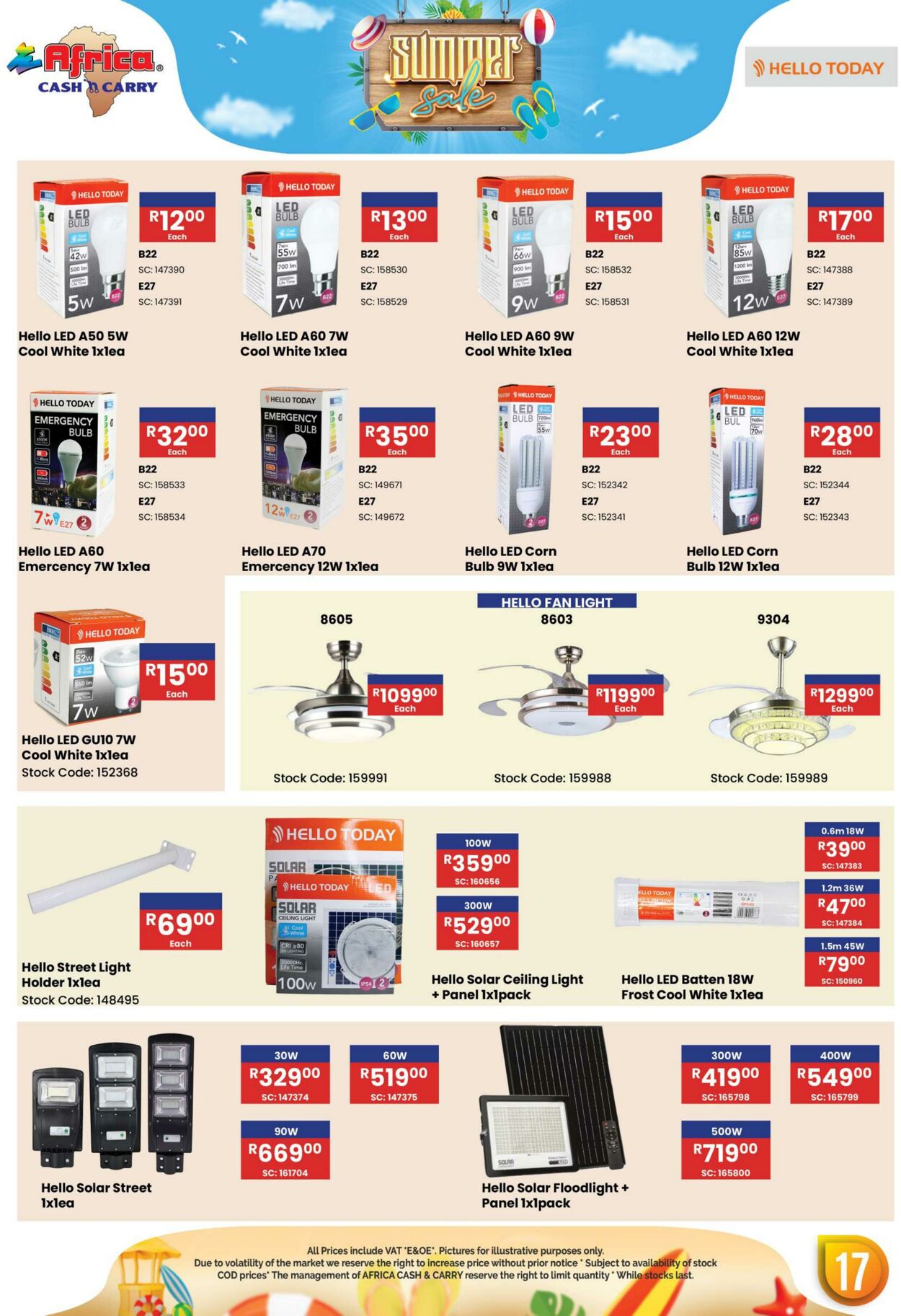 Special Africa Cash&Carry 27.11.2025 - 31.01.2026