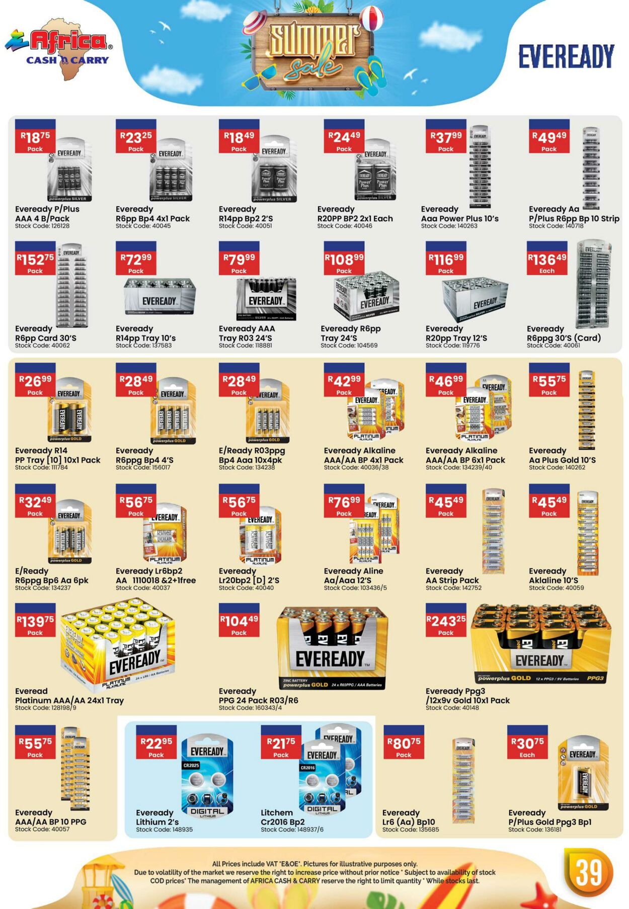 Special Africa Cash&Carry 27.11.2025 - 31.01.2026