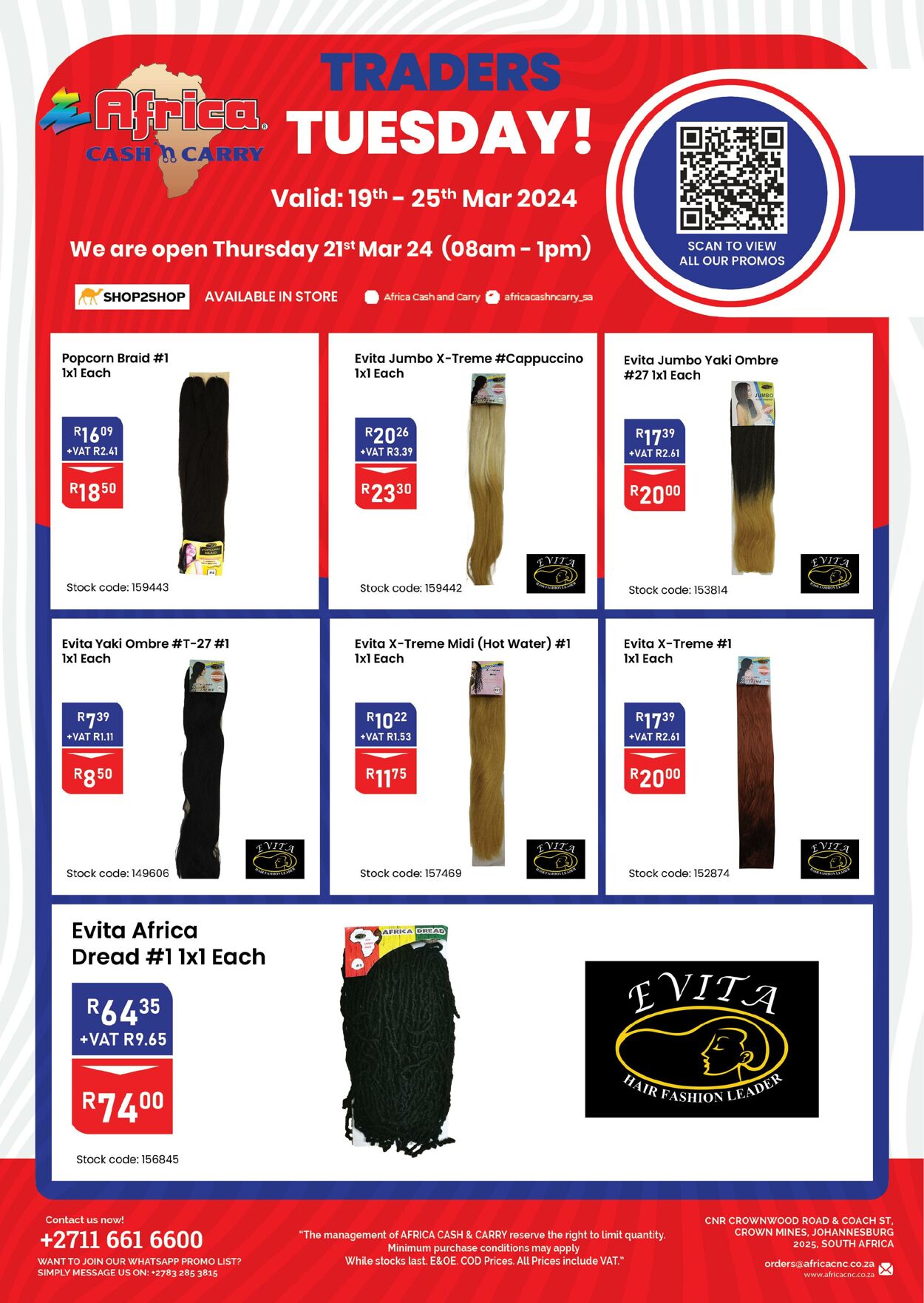 Special Africa Cash&Carry 19.03.2024 - 25.03.2024