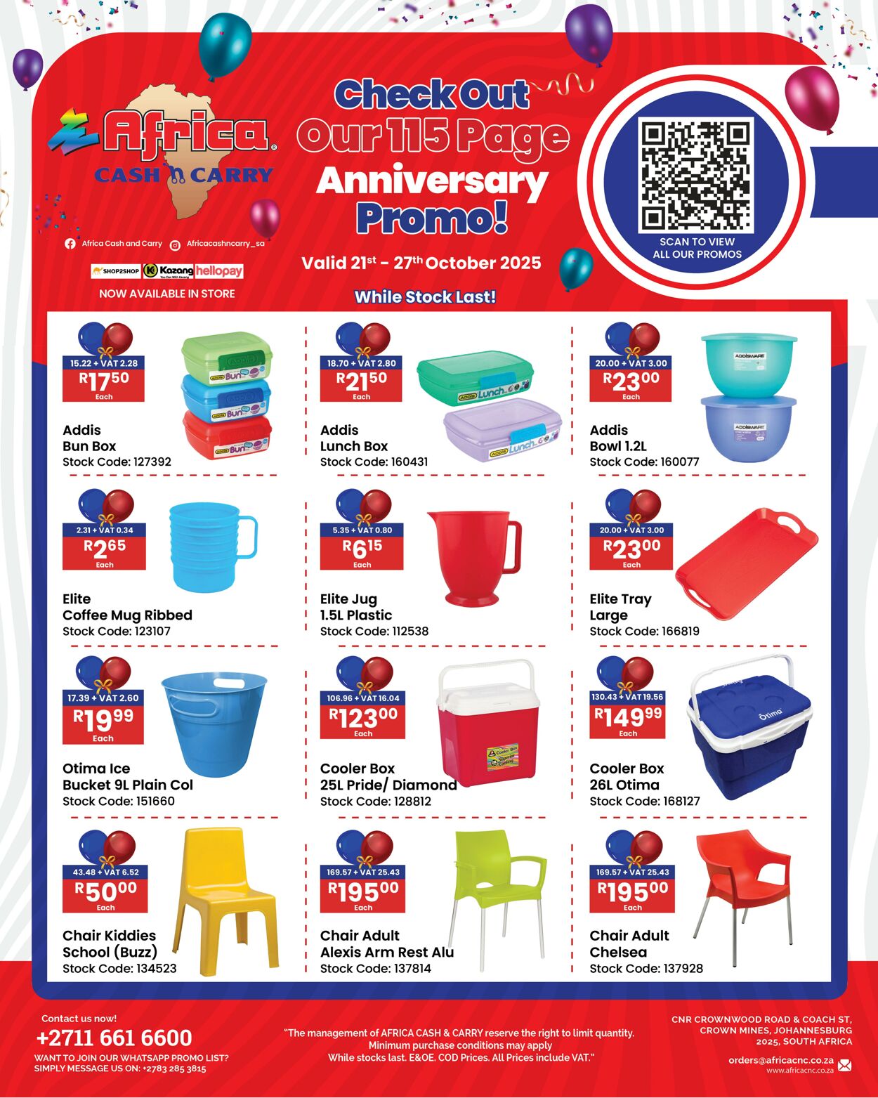 Special Africa Cash&Carry 21.10.2025 - 27.10.2025