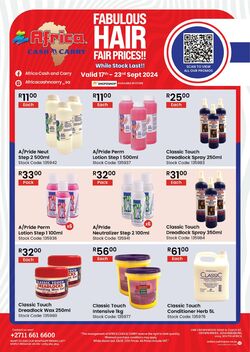 Special Africa Cash&Carry 10.09.2024 - 30.09.2024