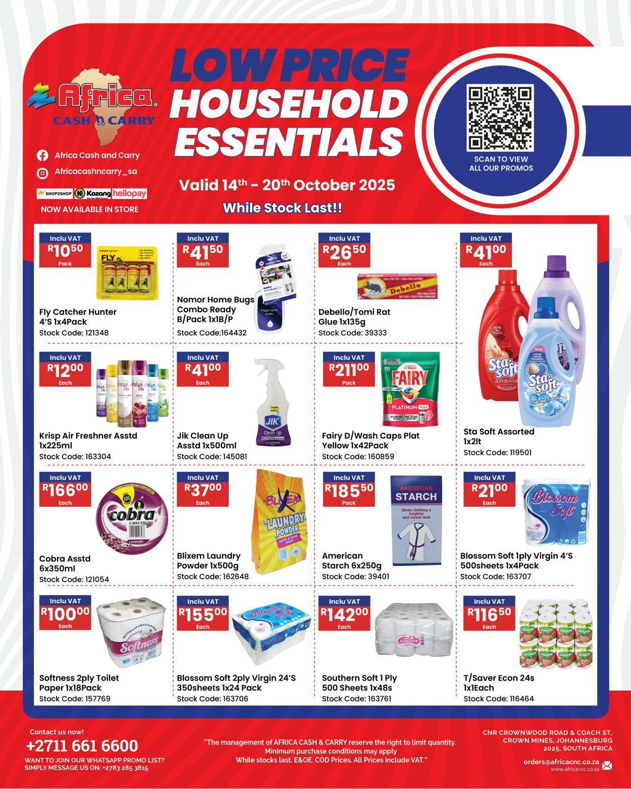 Special Africa Cash&Carry 14.10.2025 - 20.10.2025