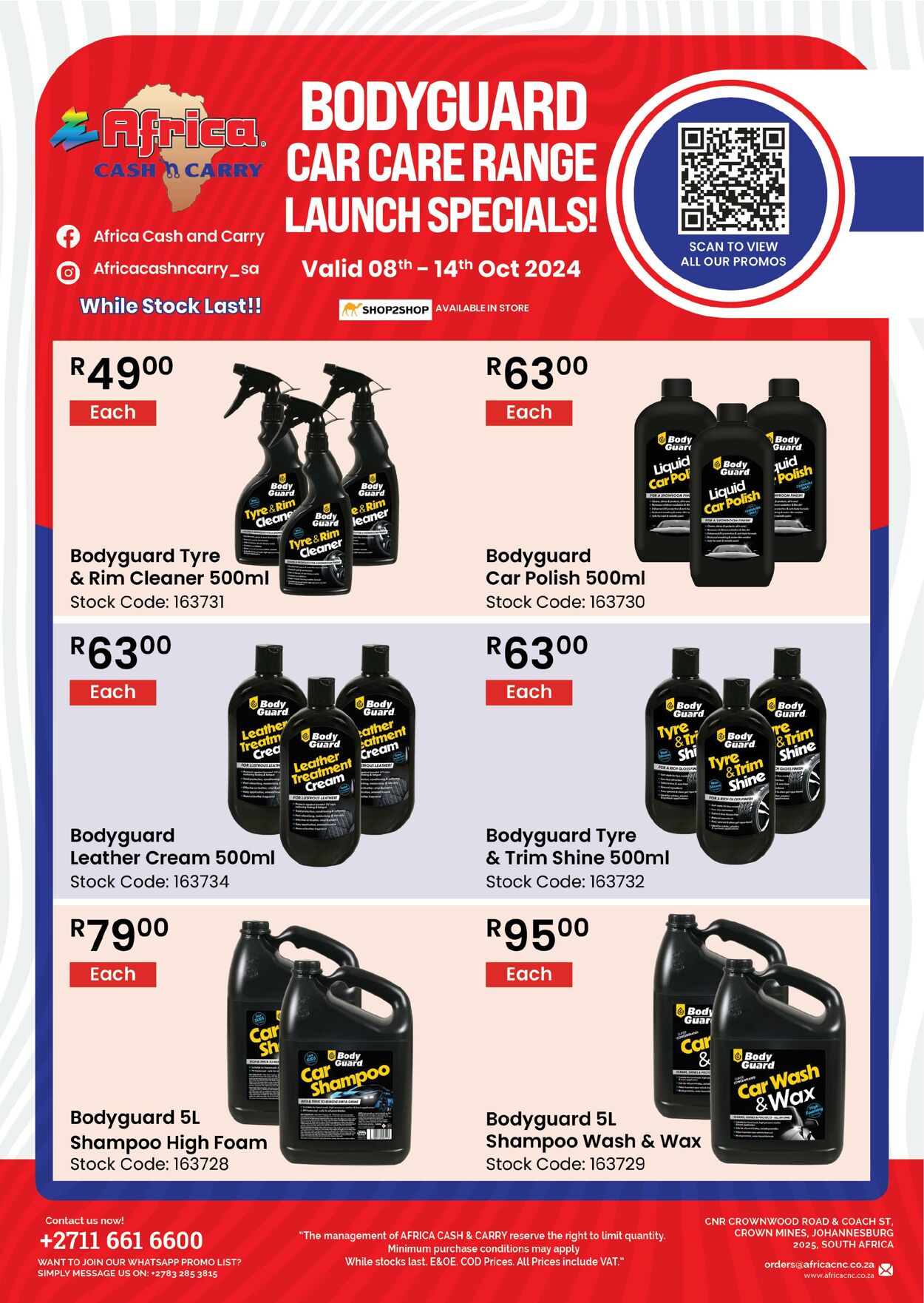 Africa Cash&Carry Promotional specials