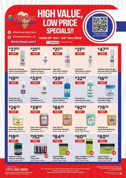 Special Africa Cash&Carry 27.10.2023 - 01.11.2023