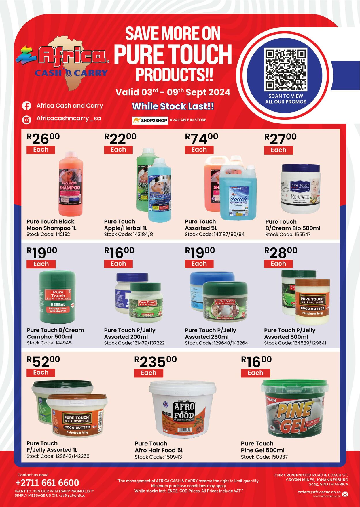 Special Africa Cash&Carry 03.09.2024 - 09.09.2024