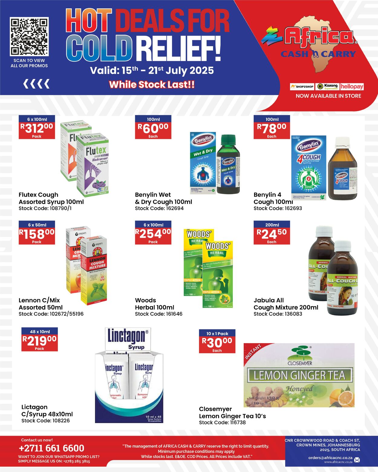Special Africa Cash&Carry 15.07.2025 - 21.07.2025