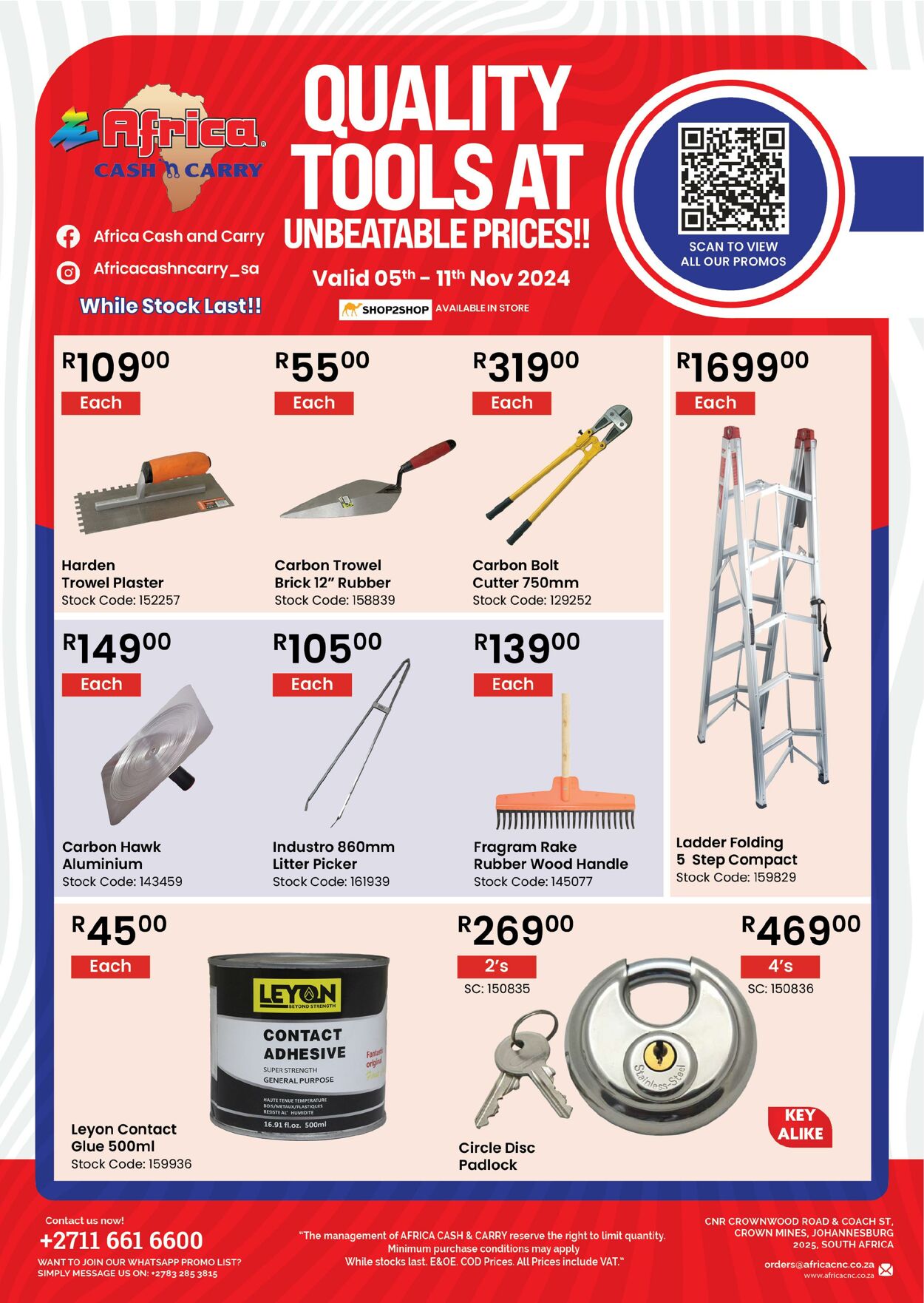 Africa Cash&Carry Promotional specials