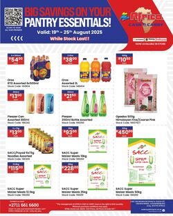 Special Africa Cash&Carry 19.08.2025 - 25.08.2025